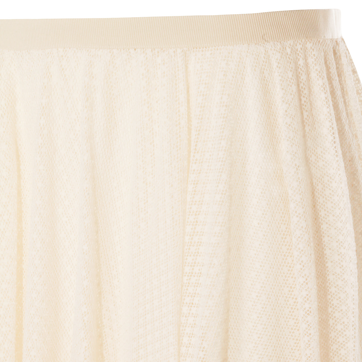 Maxi Skirt With Lace Overlay