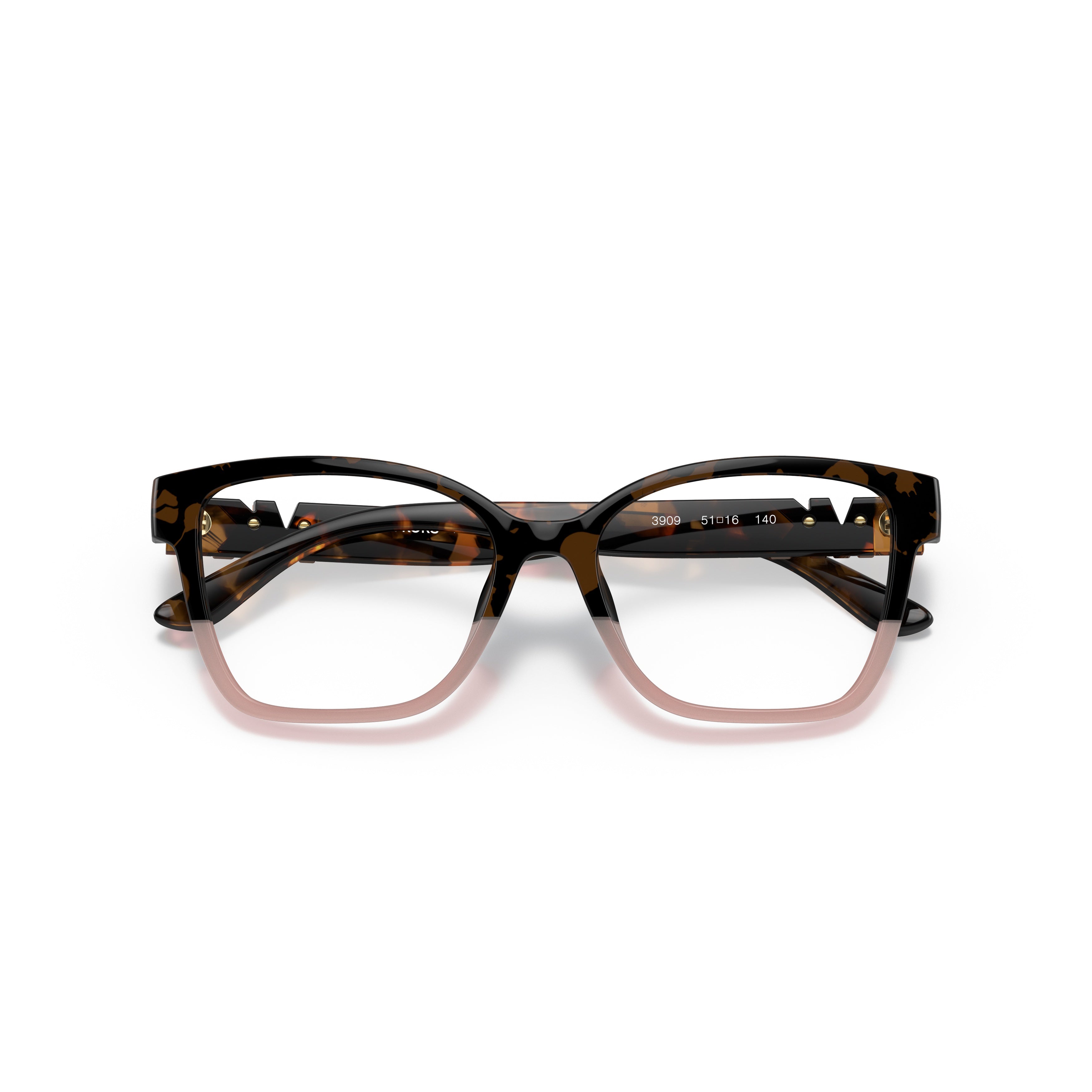 Square Tortoiseshell and Soft Pink Eyeglasses