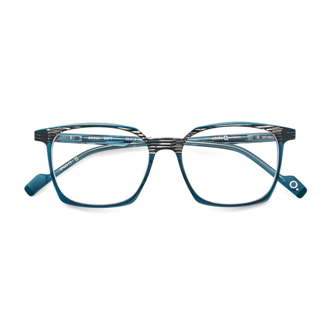 Borja Square Frame Eyeglasses with Gradient Finish