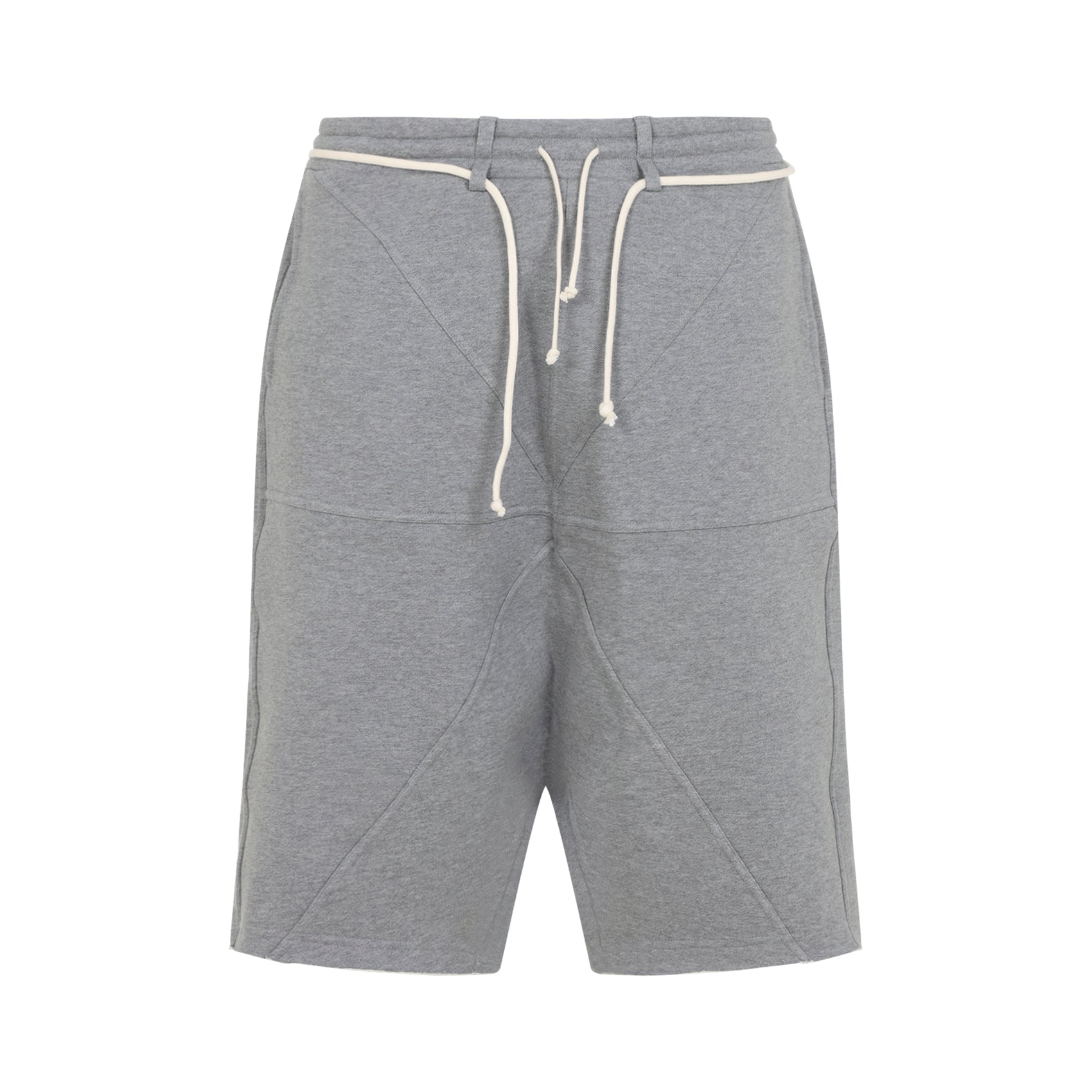 Grey Cotton Bermudas