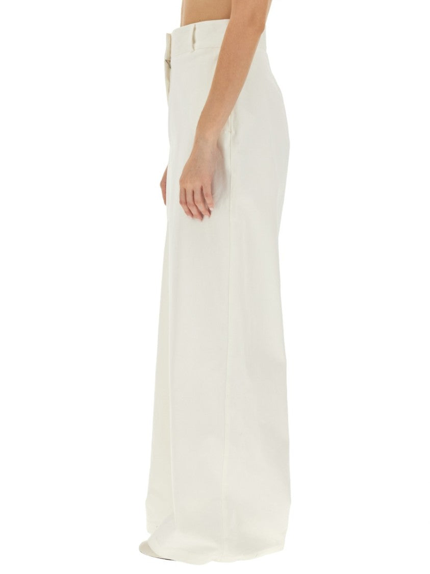High-Waisted Wide Leg Pants With Clean Lines