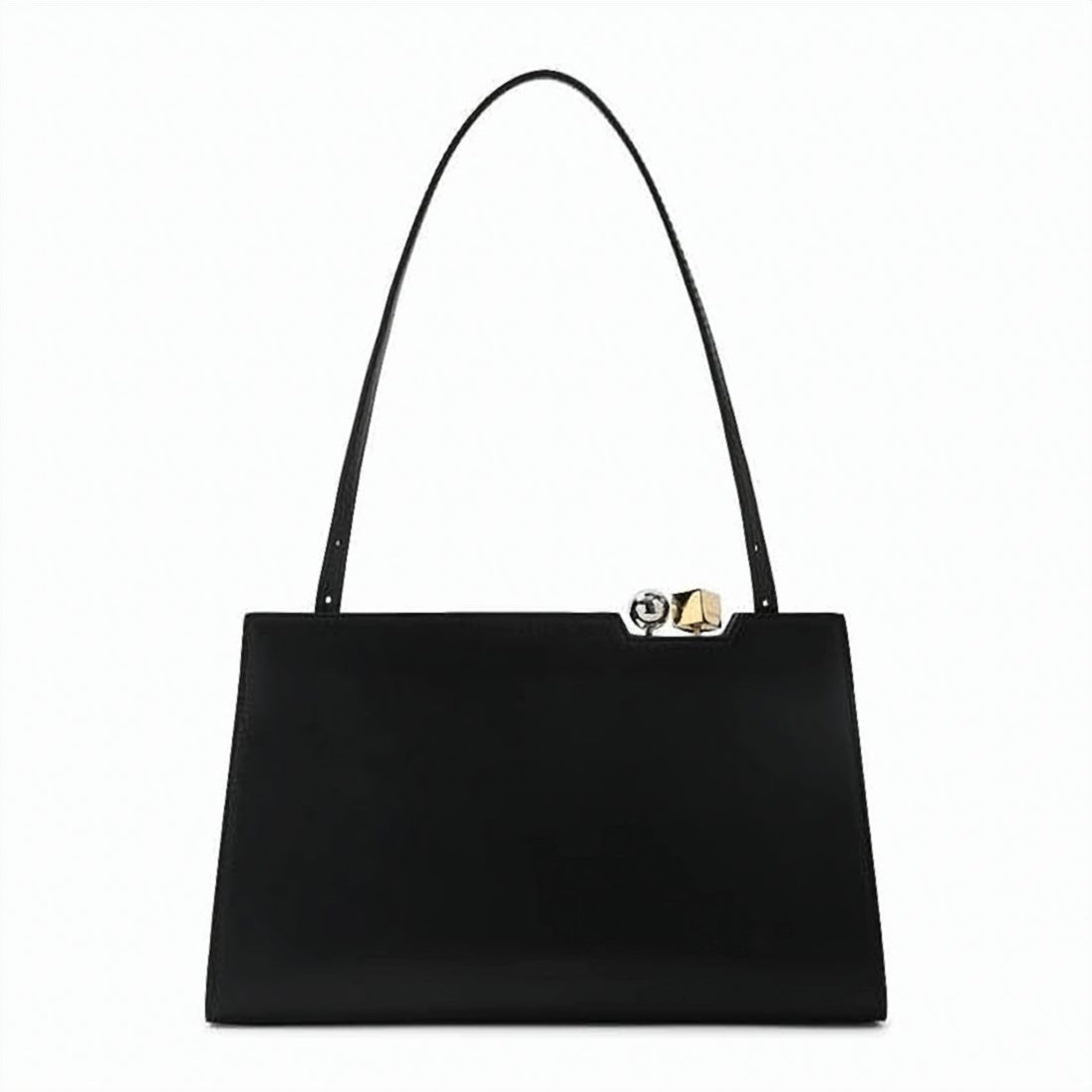 Rectangular Calf Leather Tote Bag