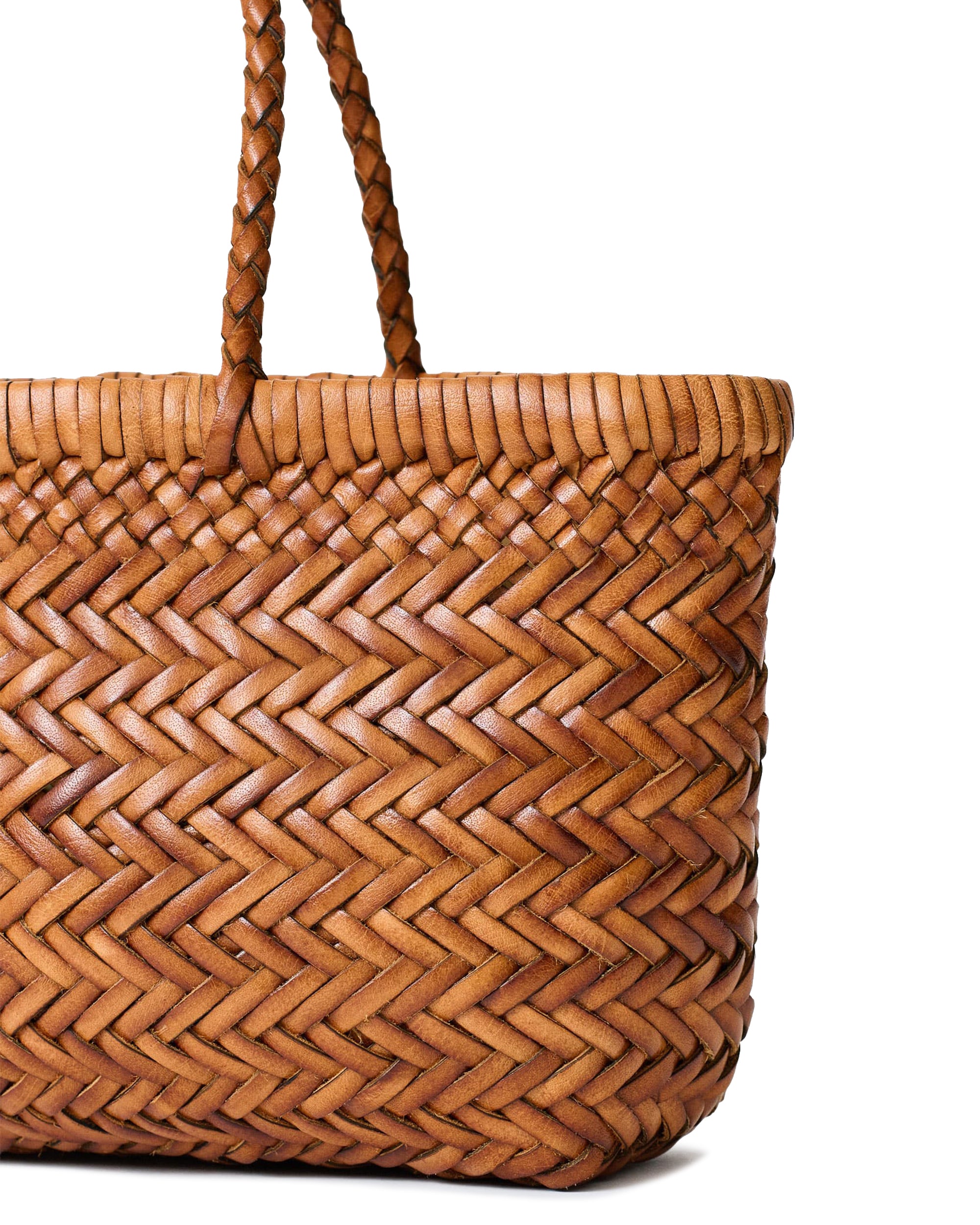 Mini Handheld Bag with Traditional Woven Design