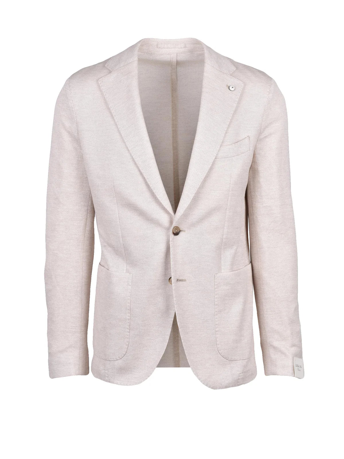 Beige Linen Cotton Blazer Jacket