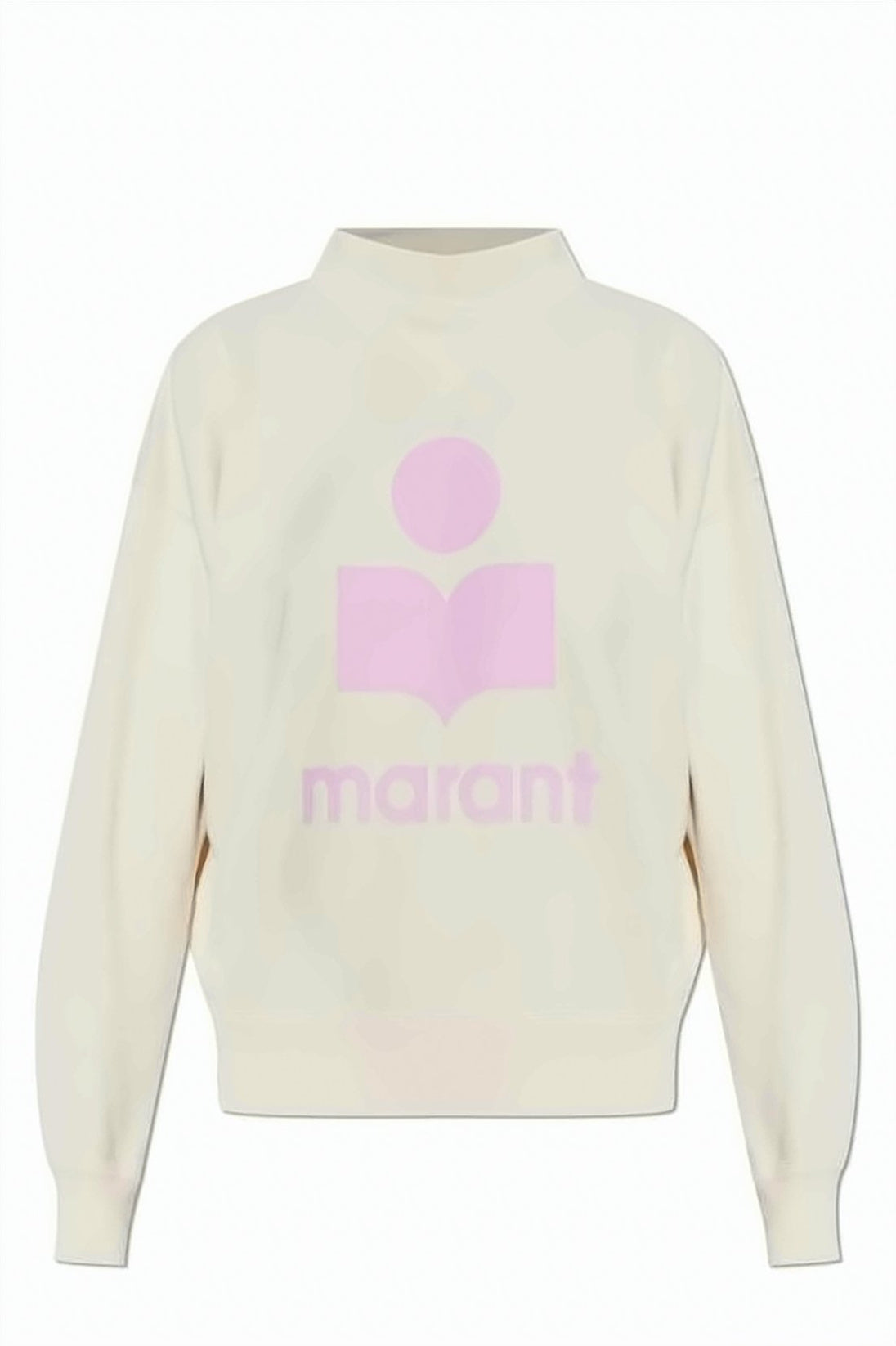 White Relaxed Fit Cotton Polyester Sweatshirt