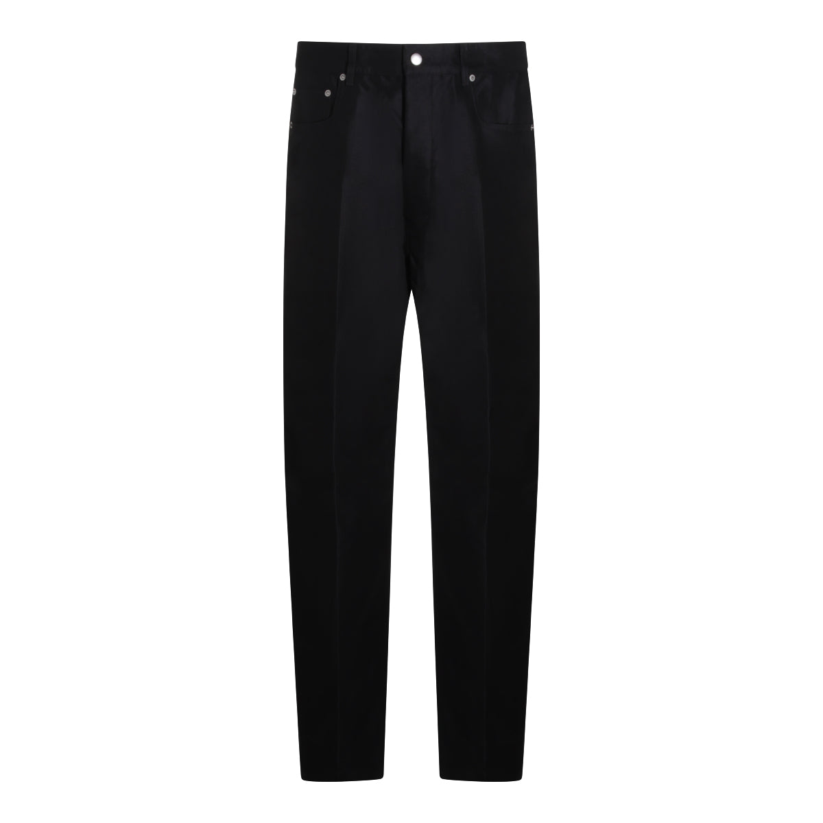 Black Slim Fit Five-Pocket Jeans