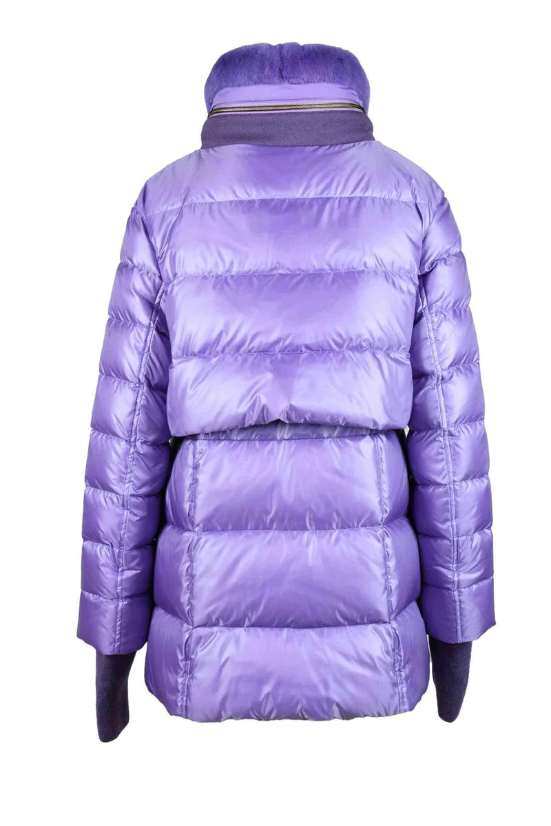 Short Down Jacket - Purple