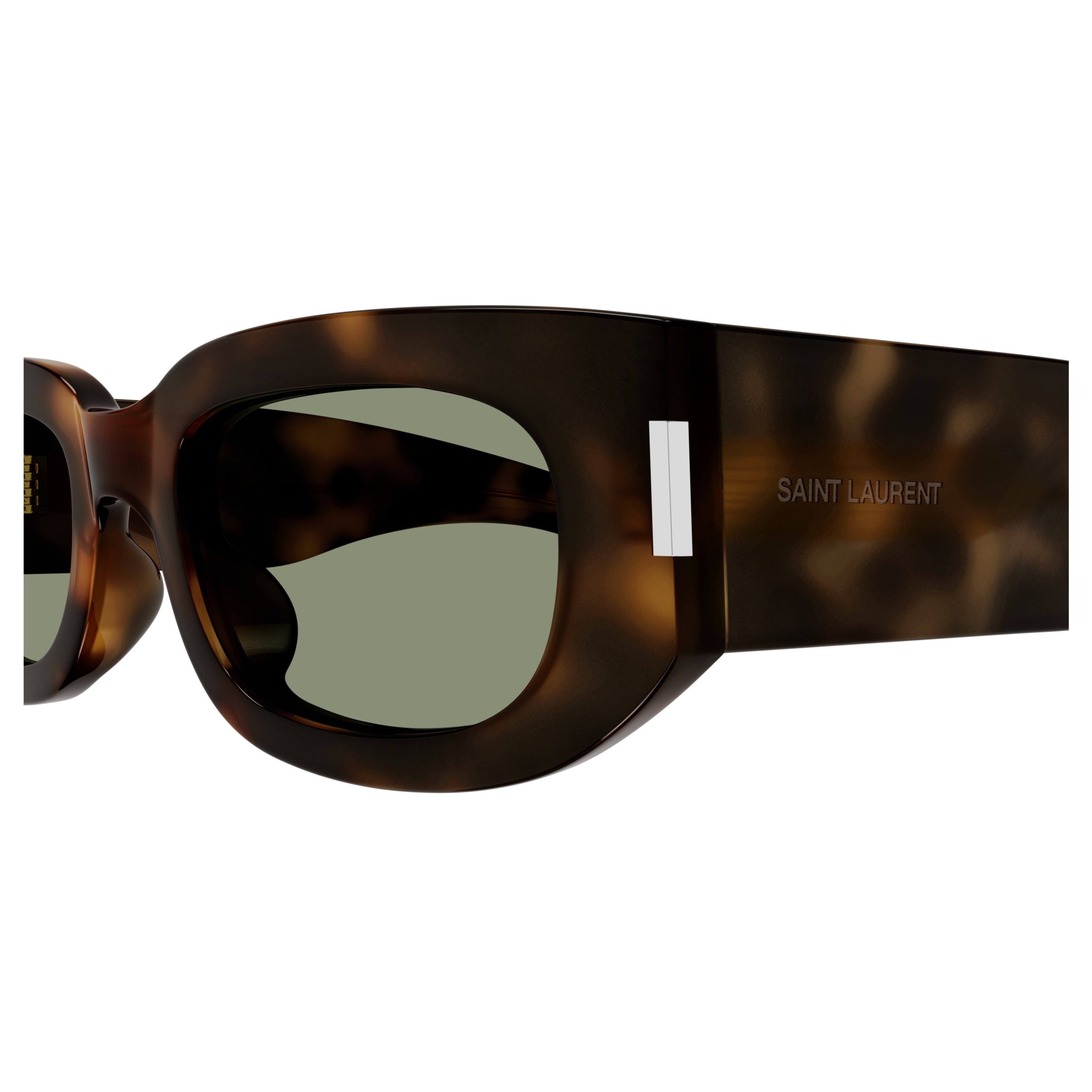 Sl 697 Rectangular Tortoiseshell Acetate Sunglasses