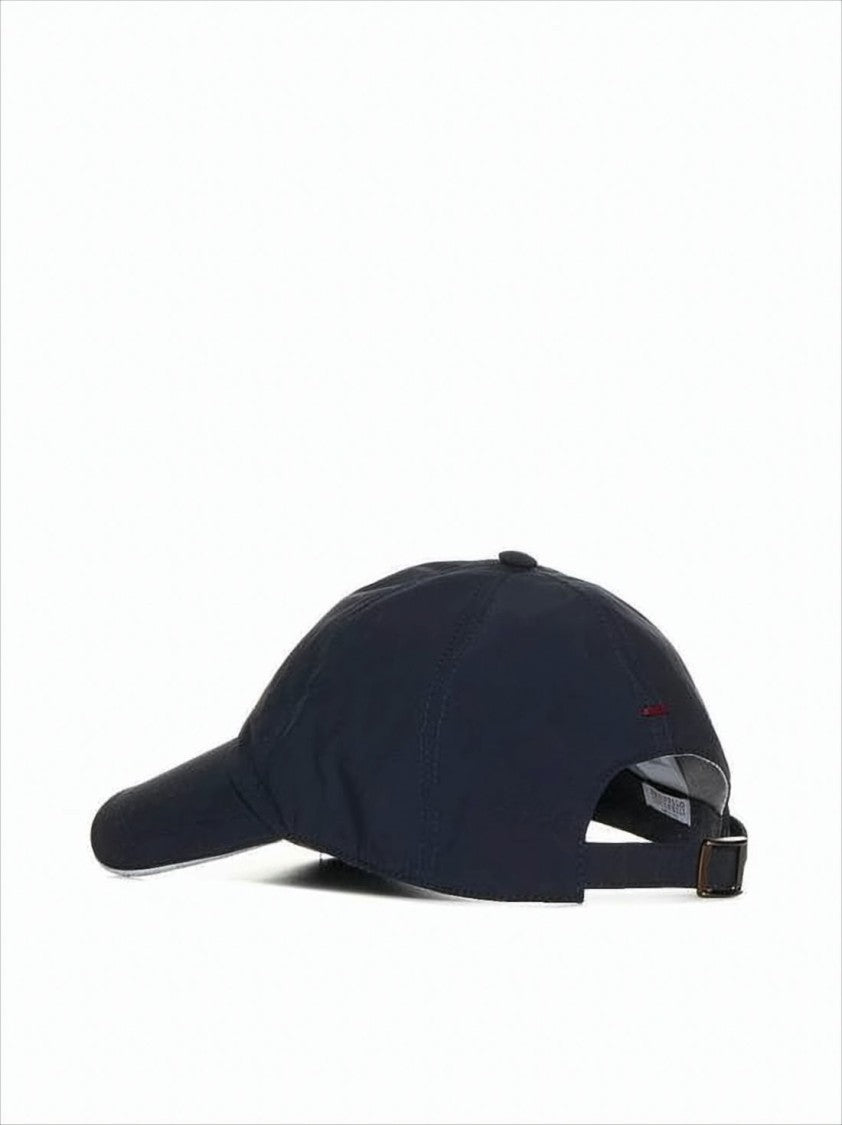 Black Baseball Cap with Embroidered Emblem