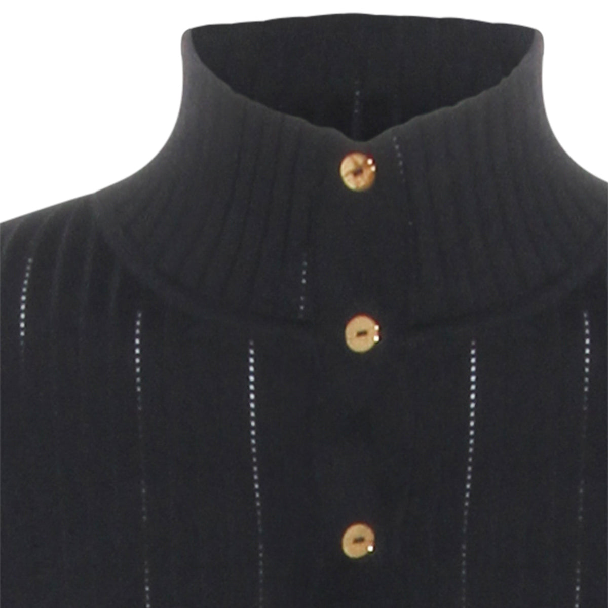 Classically Tailored Black Dress