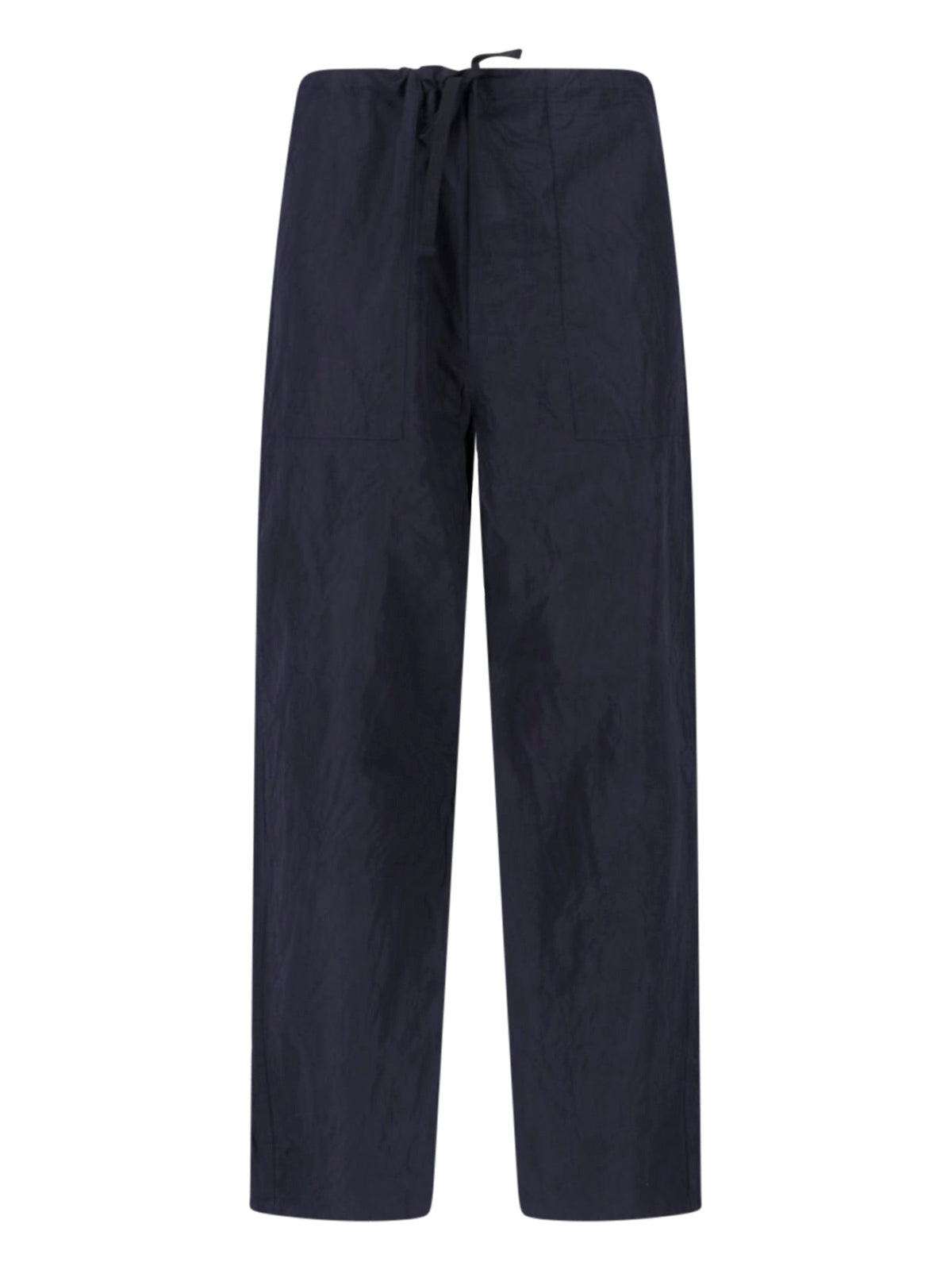 Deep Navy Walk Easy Wide-Leg Trousers