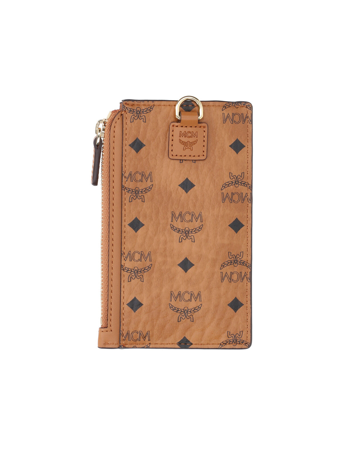 Brown Visetos Eco-Leather "Lanyard" Card Holder