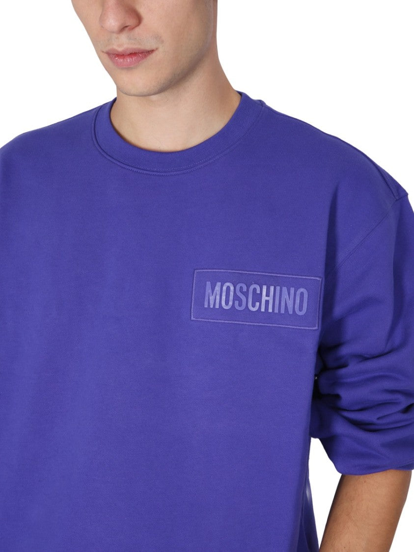 Relaxed Fit Purple Sweatshirt