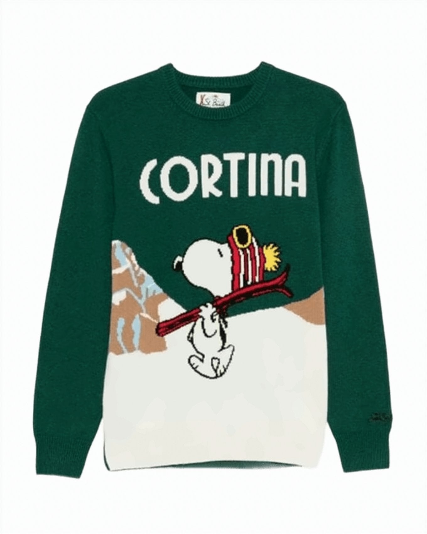 Crew Neck Wool-Cashmere Blend Sweatshirt