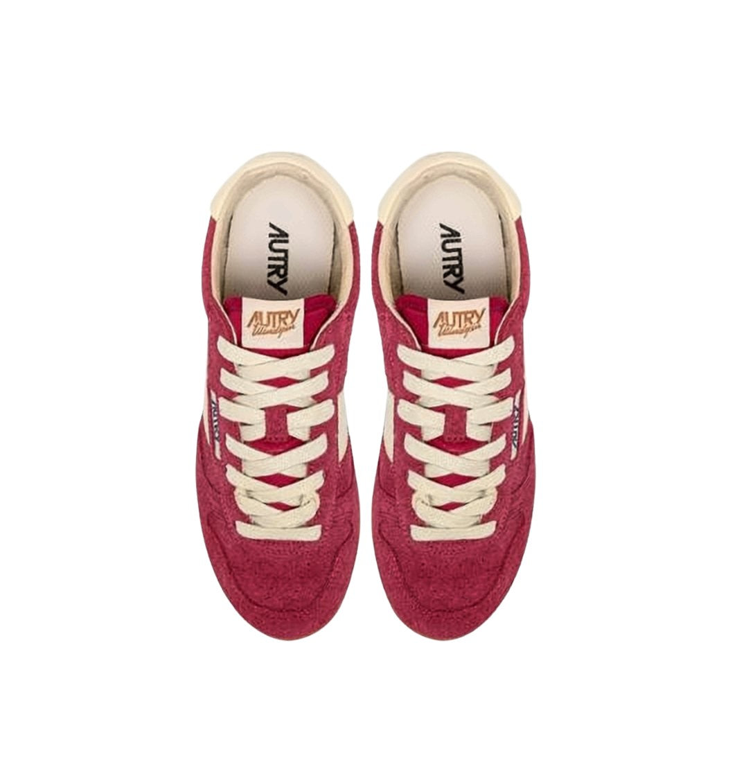 Suede and Nylon Low-Top Sneakers