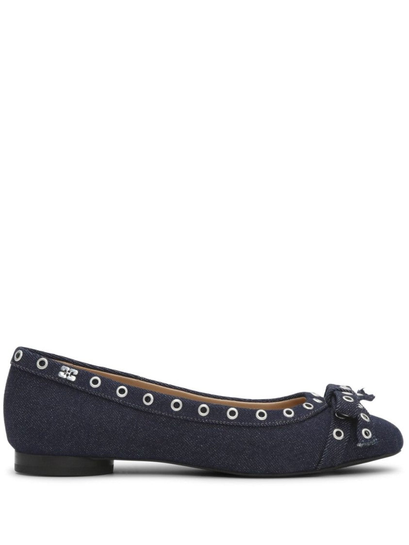 Classic Ballerina Blue Shoes
