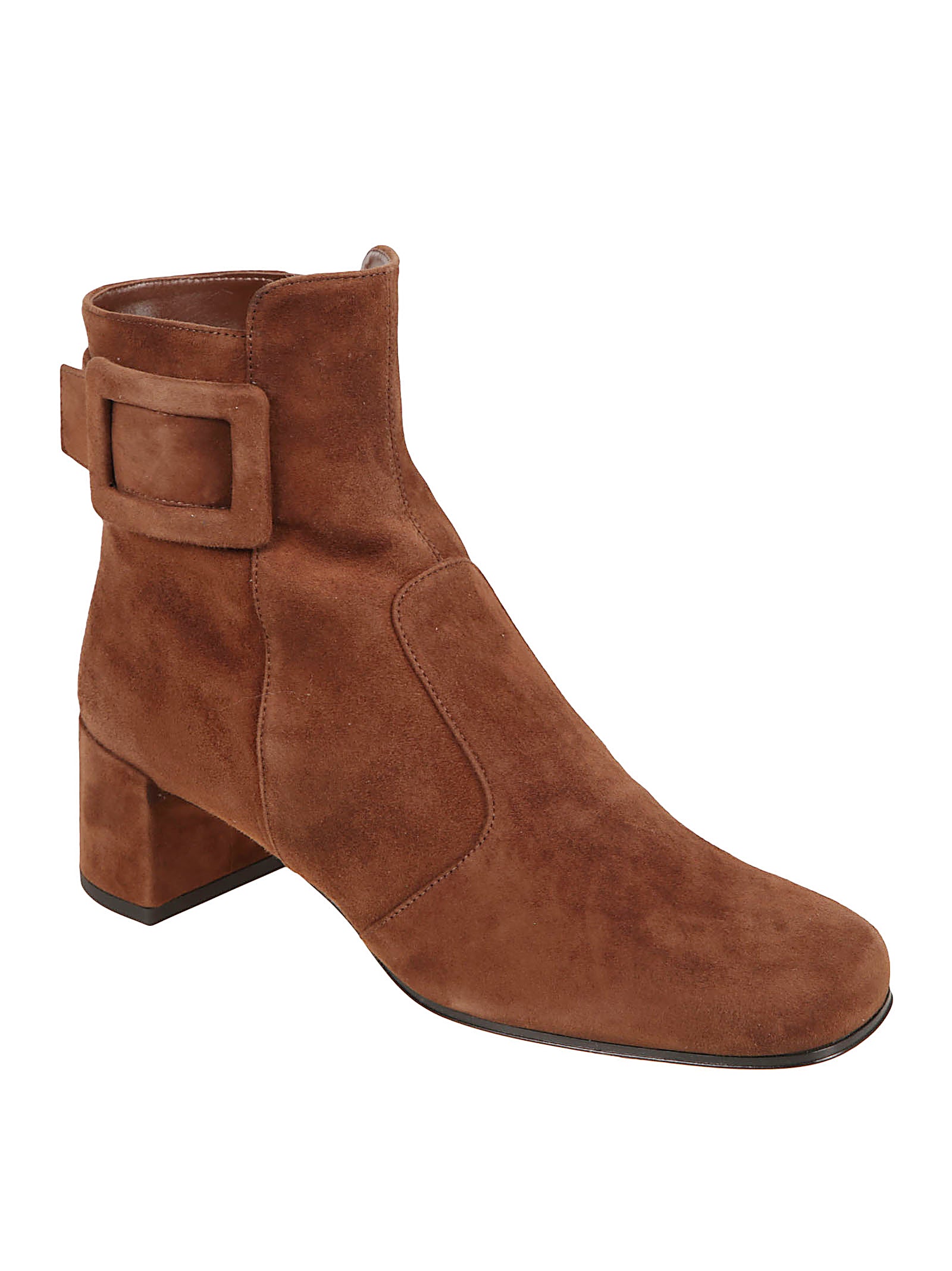 Rich Brown Suede Ankle Boots
