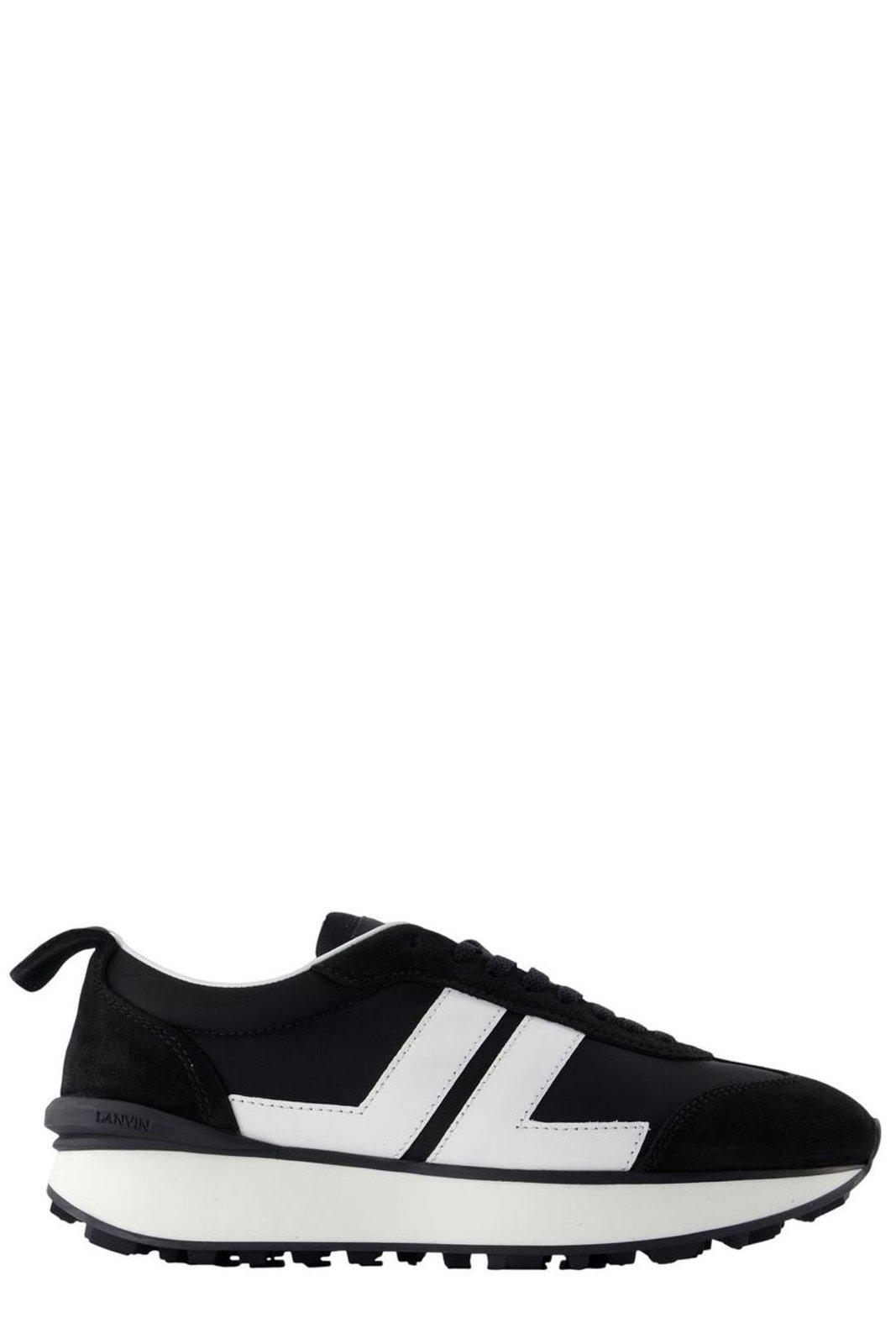 Calf Leather and Nylon Sneakers