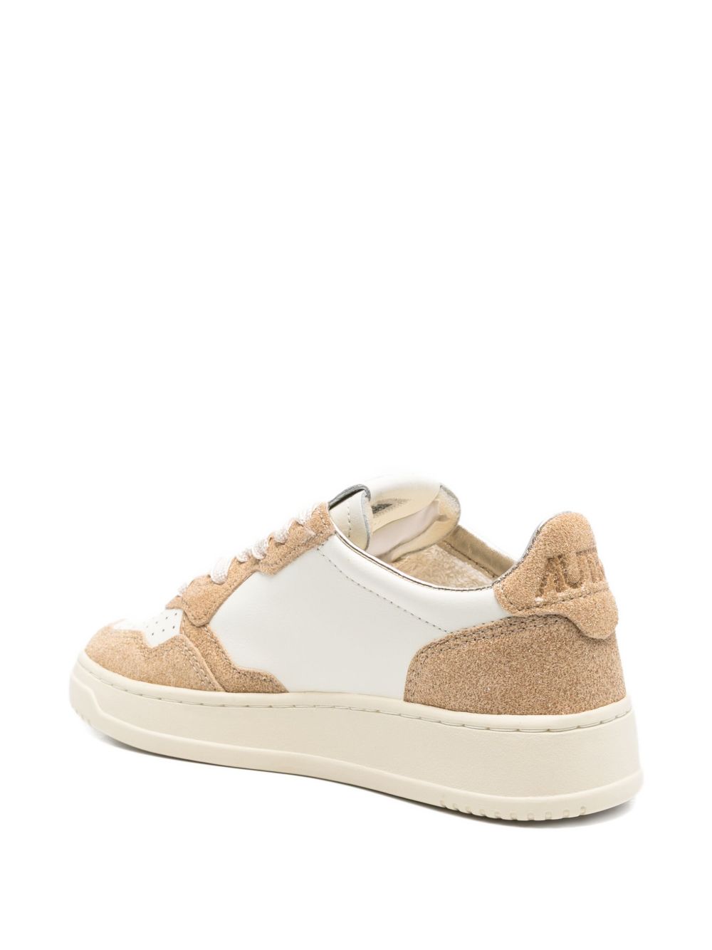 Low-Top Sneakers with Suede Inserts