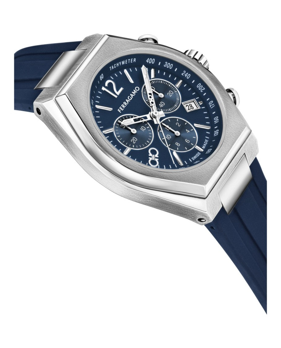 Tonneu Chrono Silicone Watch
