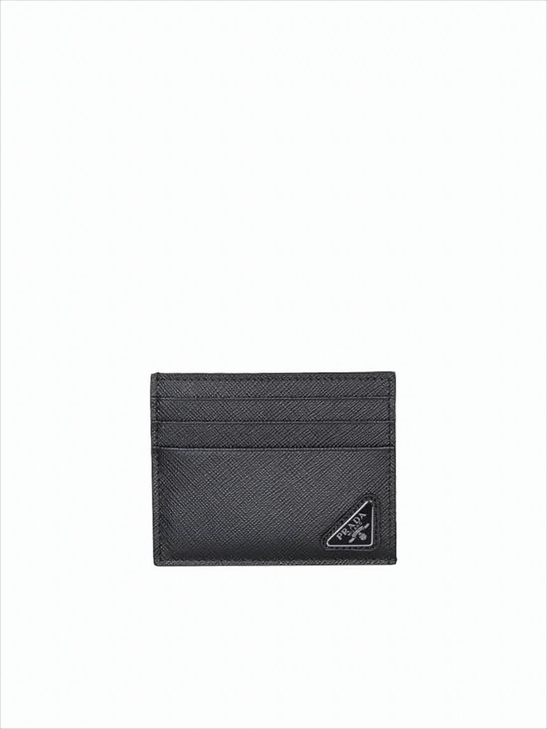 Textured Black Card Wallet