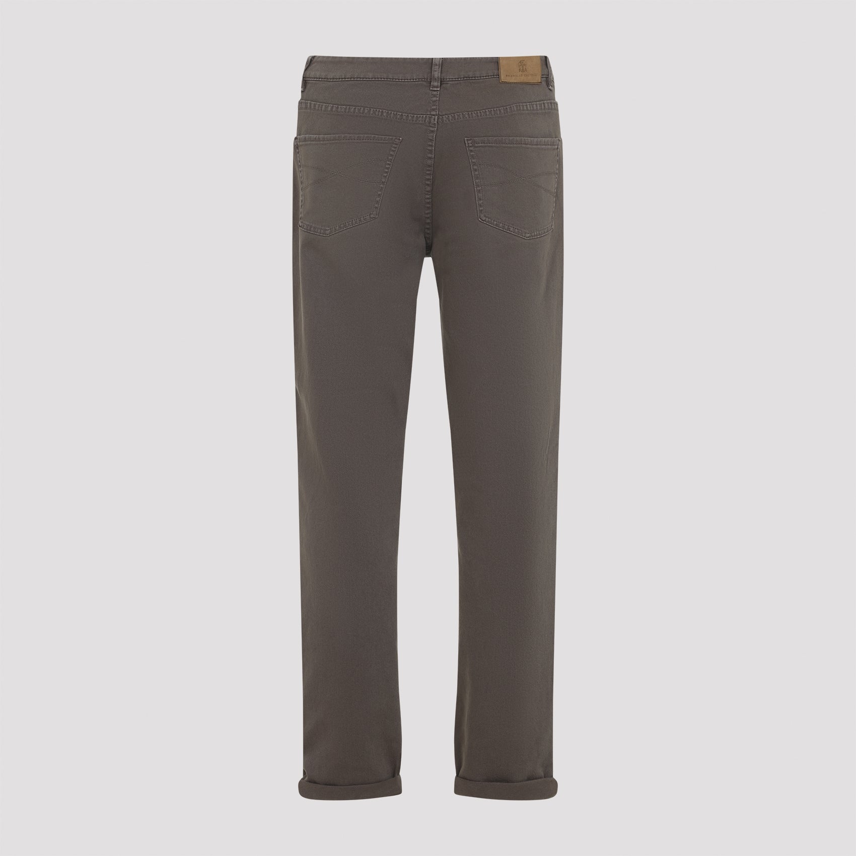 Straight-Leg Casual Pants With Classic Five-Pocket Design