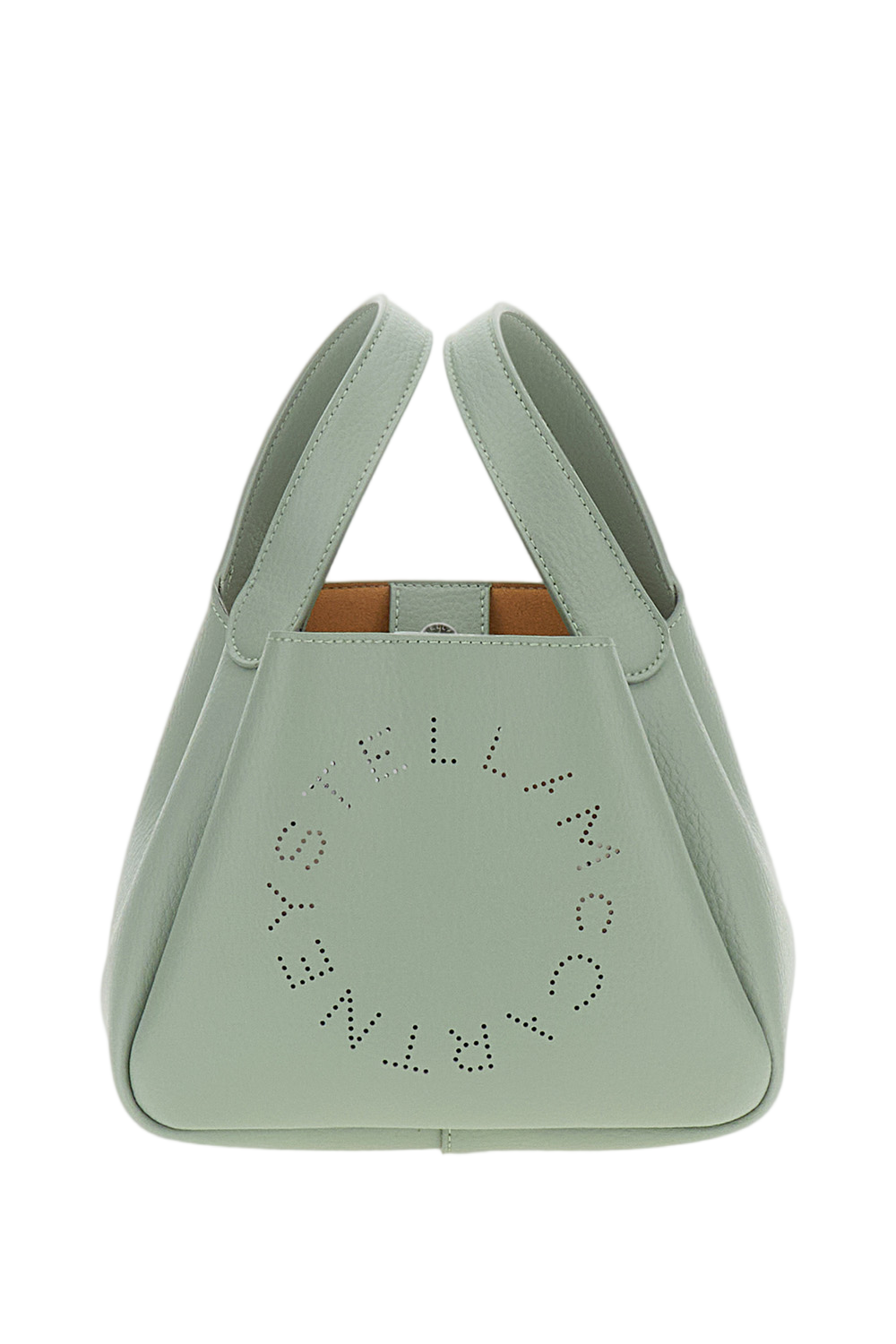 Shoulder Bag with Perforated Logo