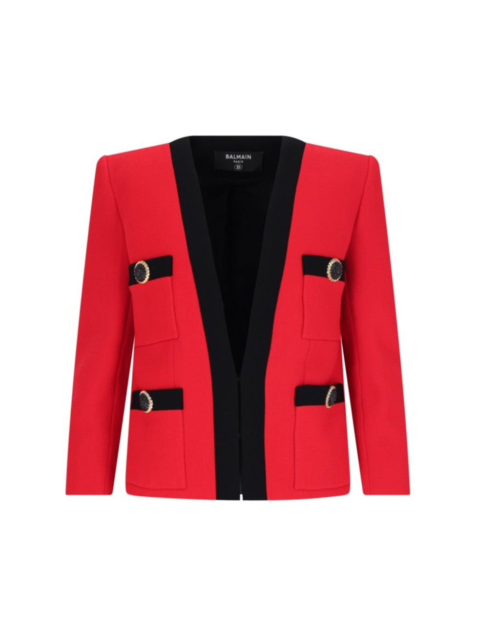 Wool Blazer – Red