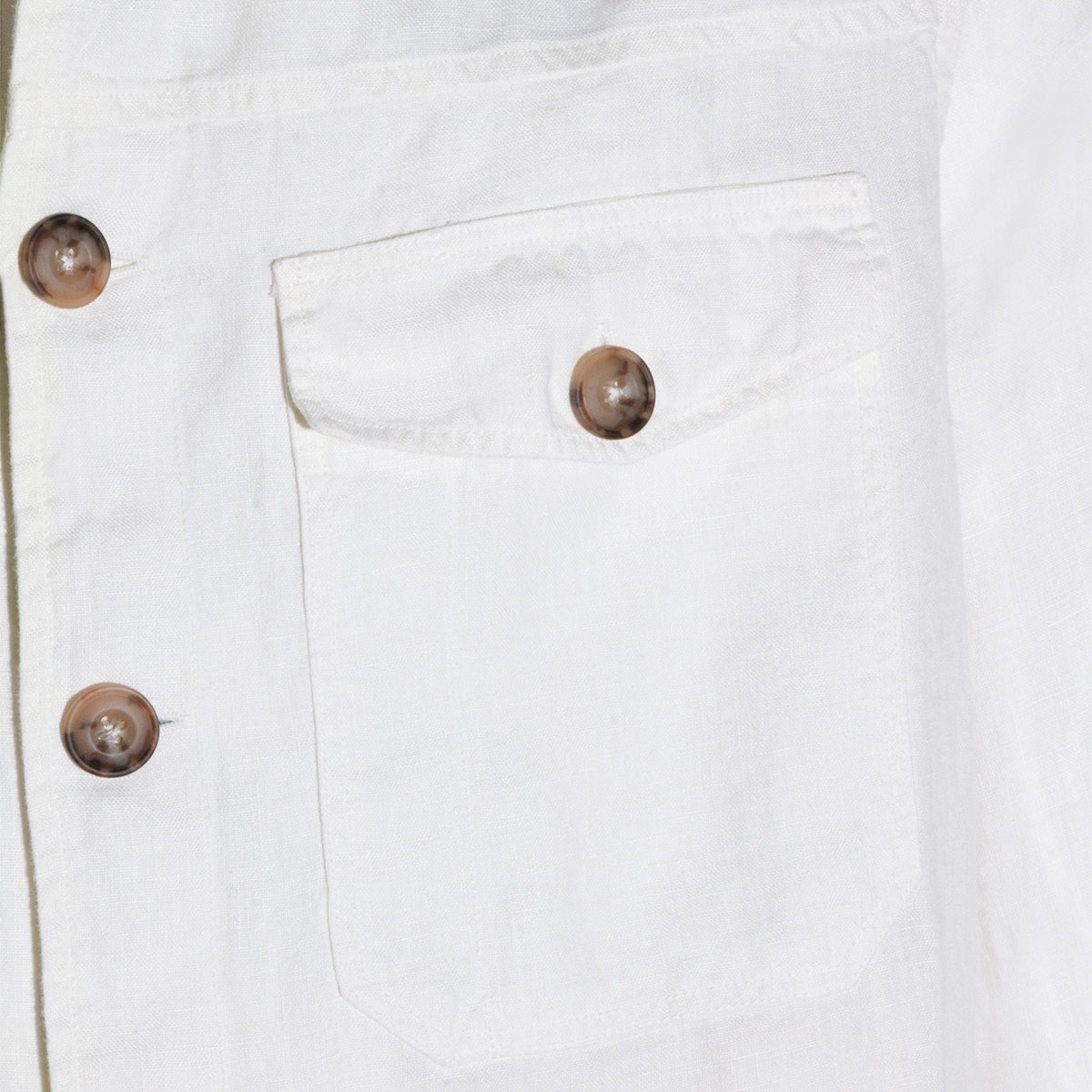 White Linen Casual Jacket
