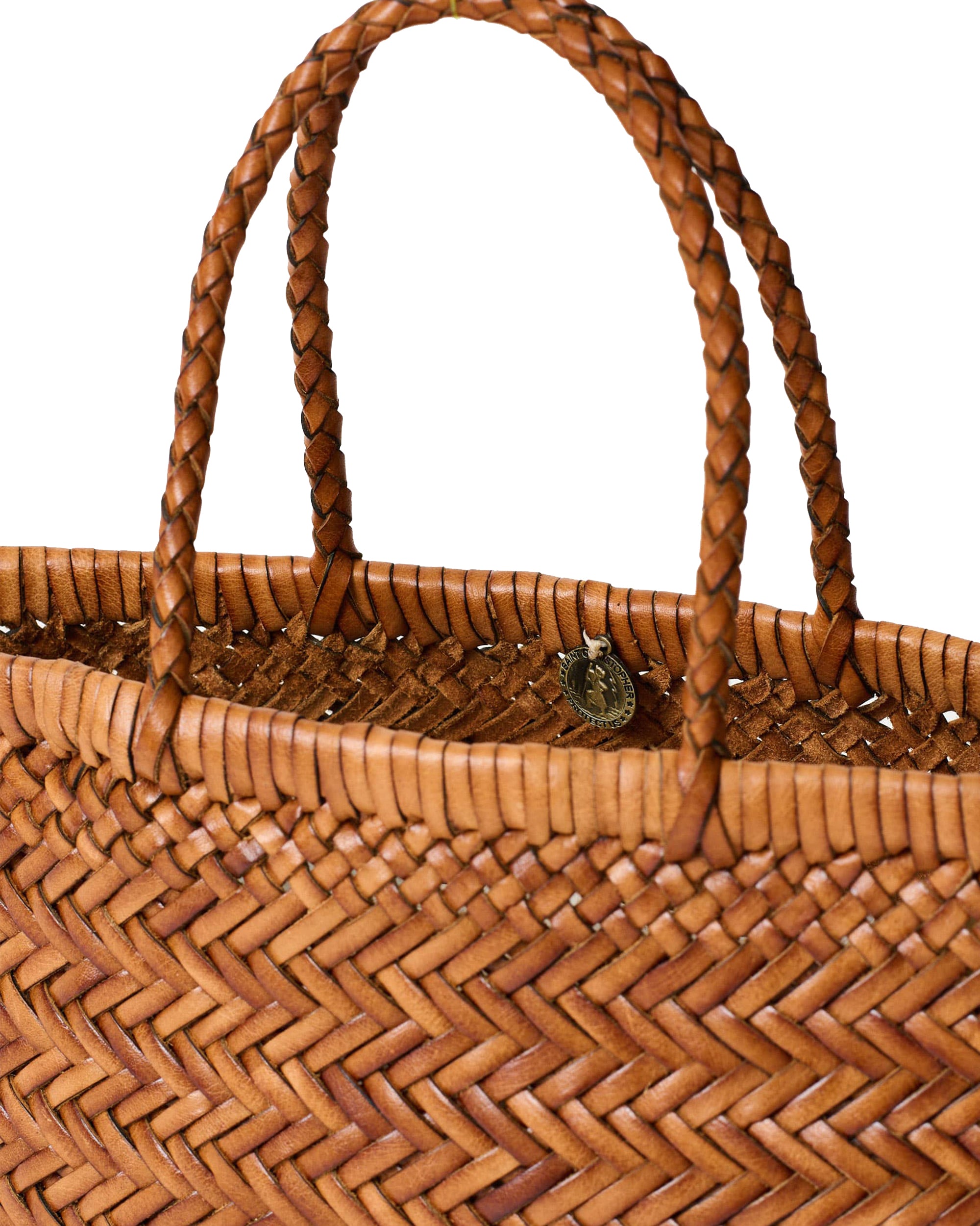 Mini Handheld Bag with Traditional Woven Design