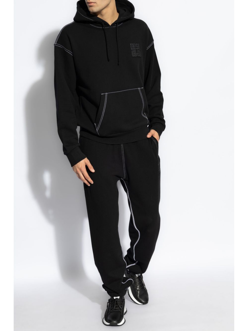 Mid-Rise Black Trousers