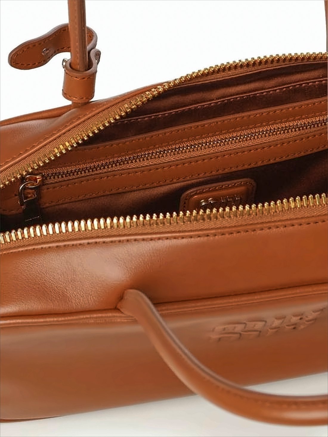 Sleek Calf Leather Tote Bag