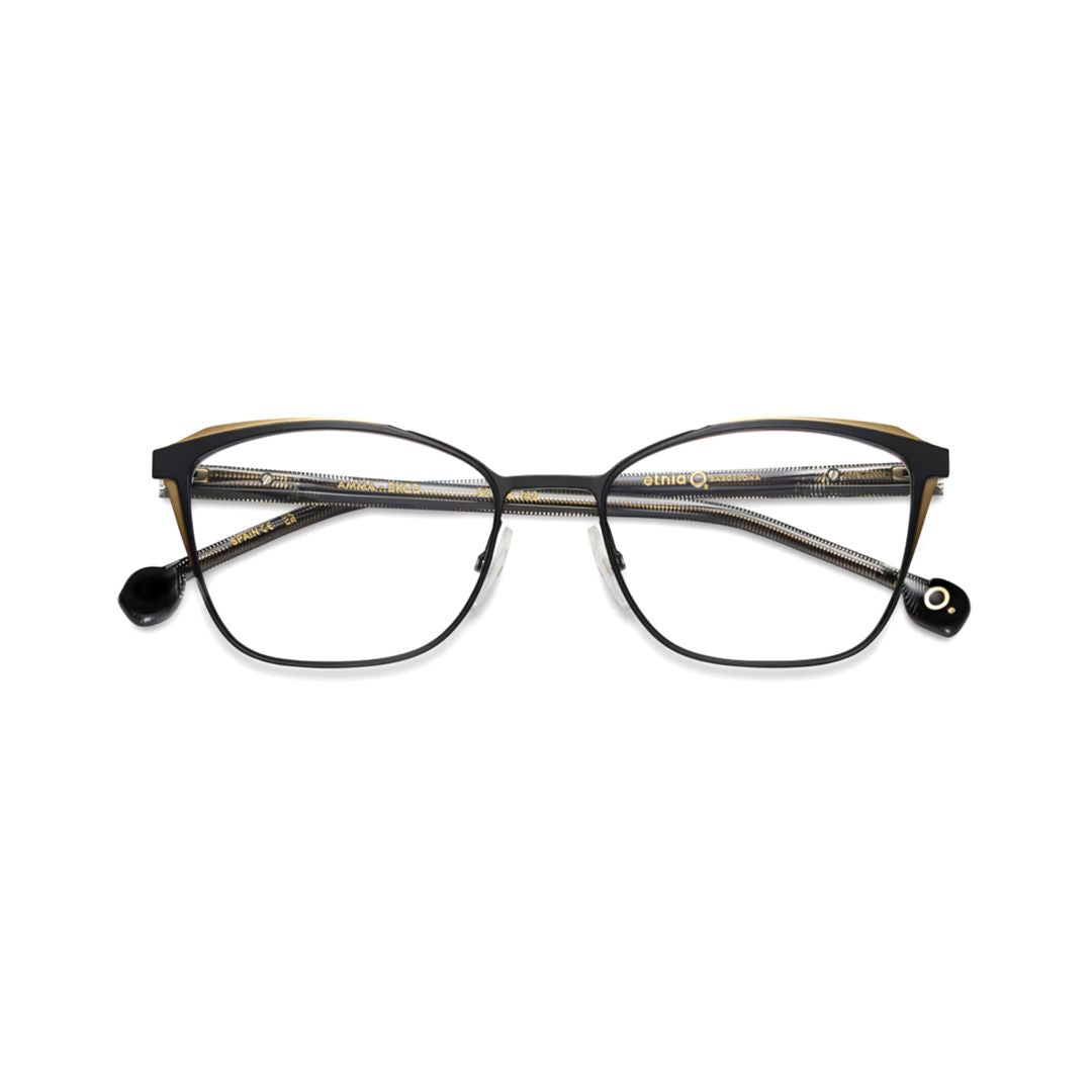 Amma Cat-Eye Metal Frame Eyeglasses with Adjustable Nose Pads