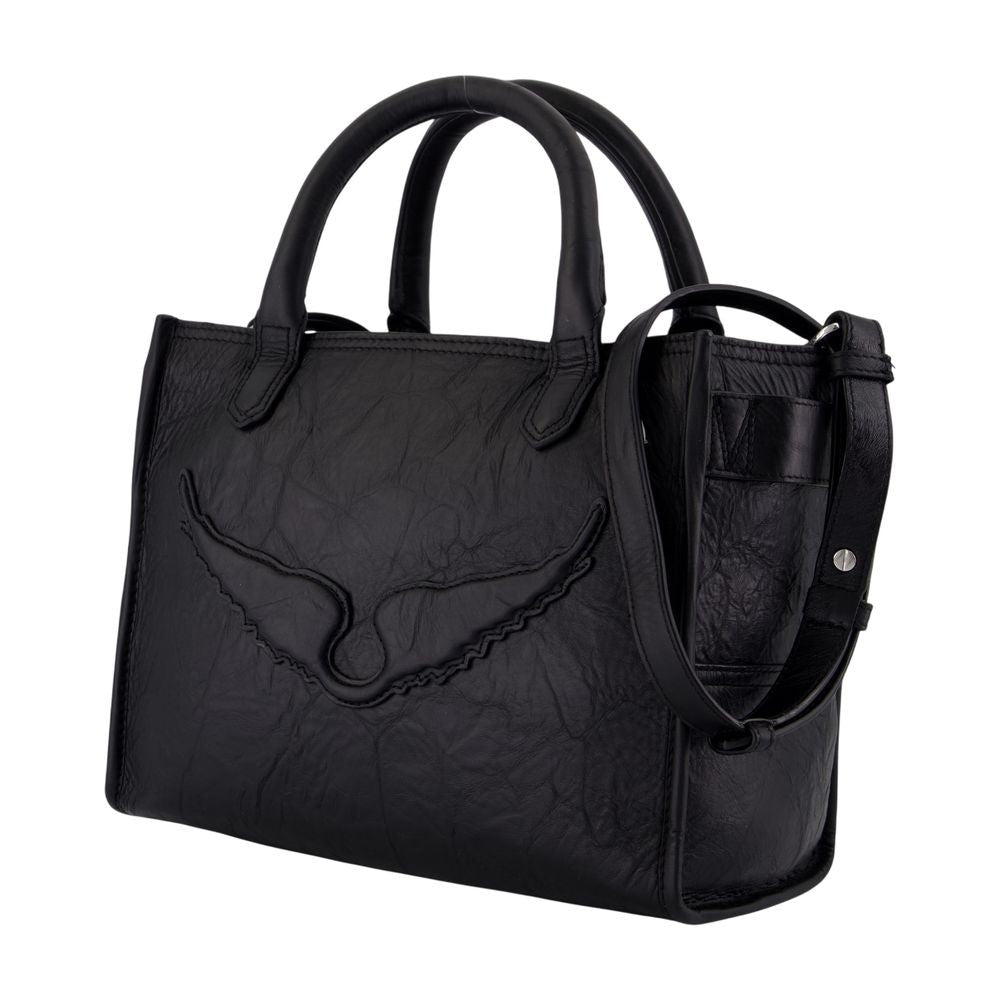 Angel Xs Shopper Bag - Leather - Black
