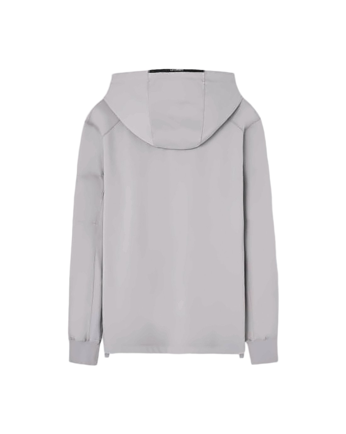 Minimalist Grey Hoodie with Adjustable Drawstrings