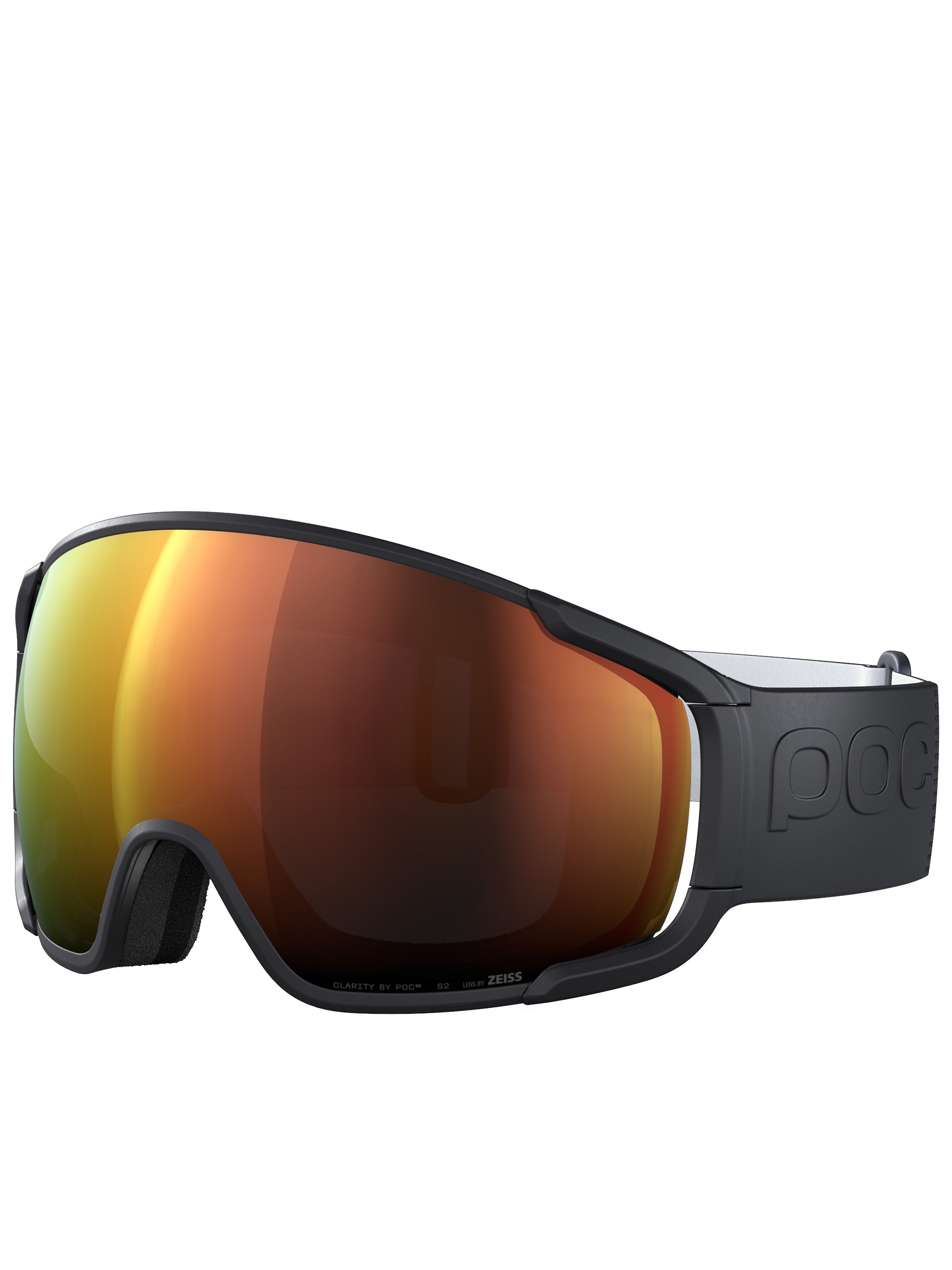 Matte Black Zonula Wraparound Sport Goggle