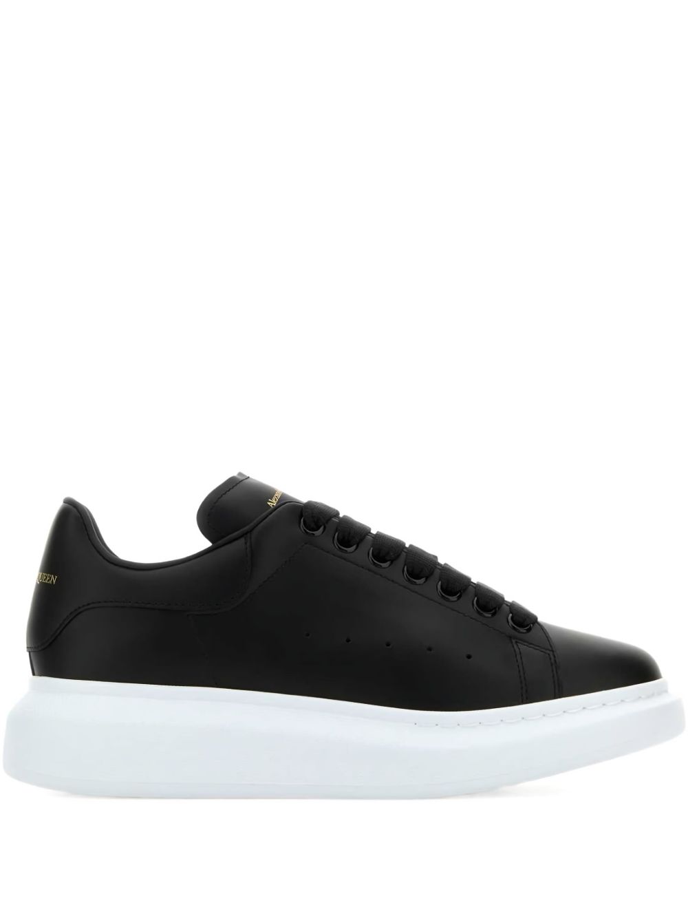 Black Leather Sneakers