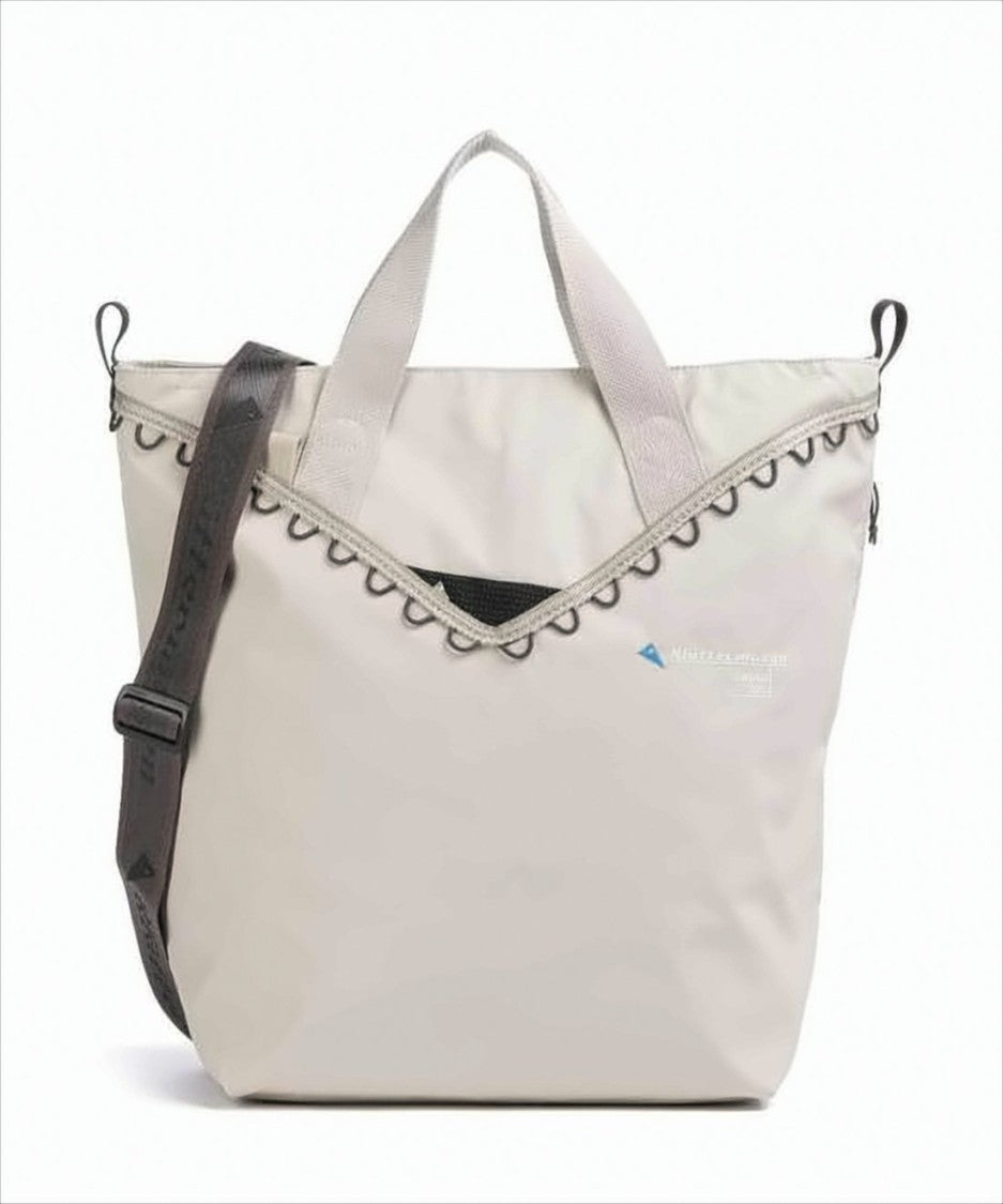 V-Shaped Trim Duffle Bag With Dual Handles And Adjustable Strap