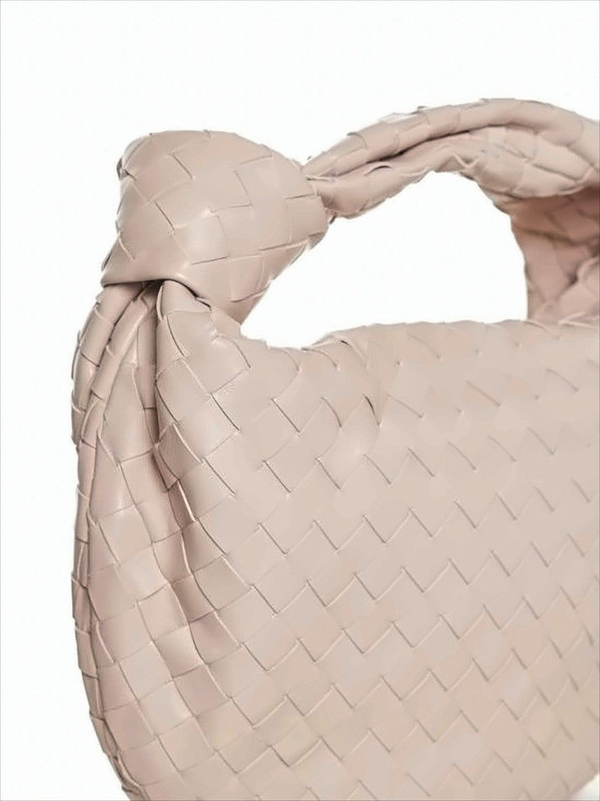 Soft Woven Leather Tote Bag