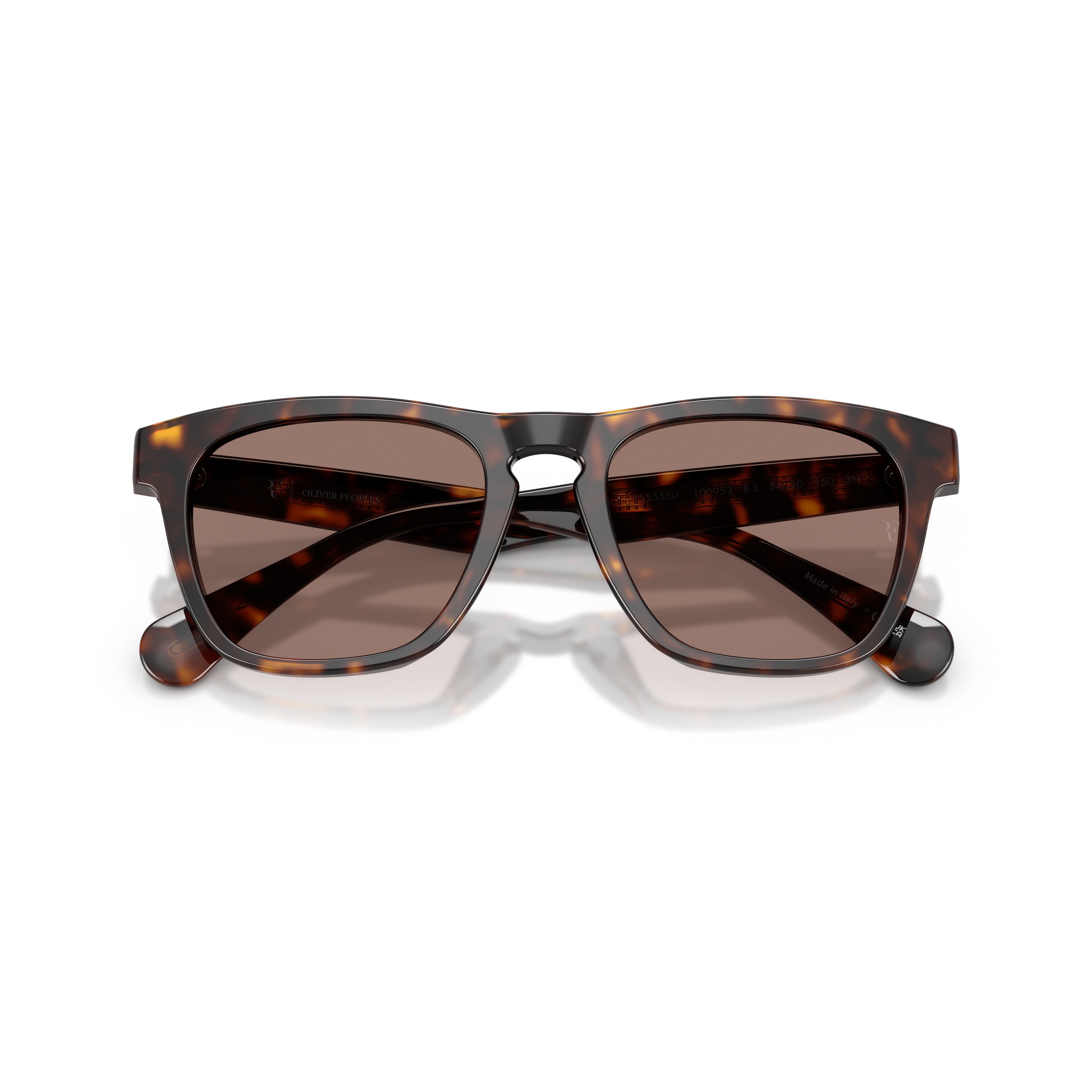 0ov5555su Classic Tortoiseshell Square Frame Sunglasses