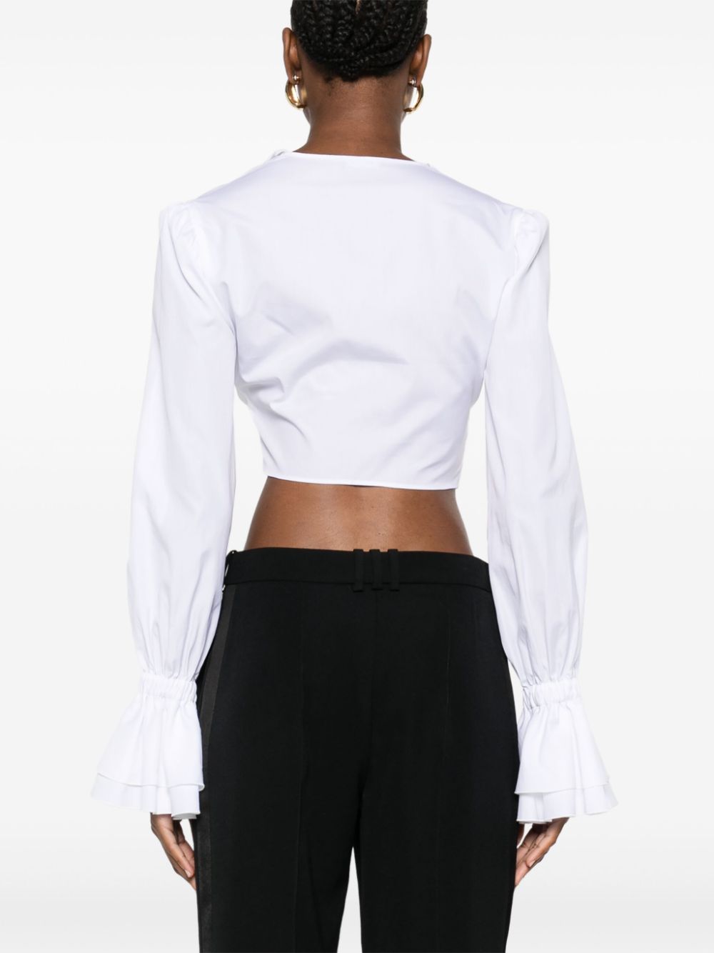 Cropped White Top