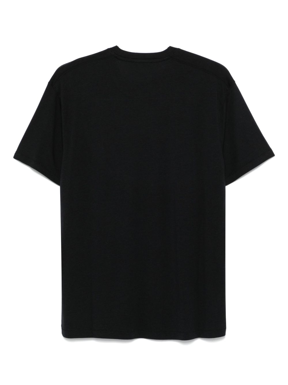 Crew Neck Plain Black T-Shirt