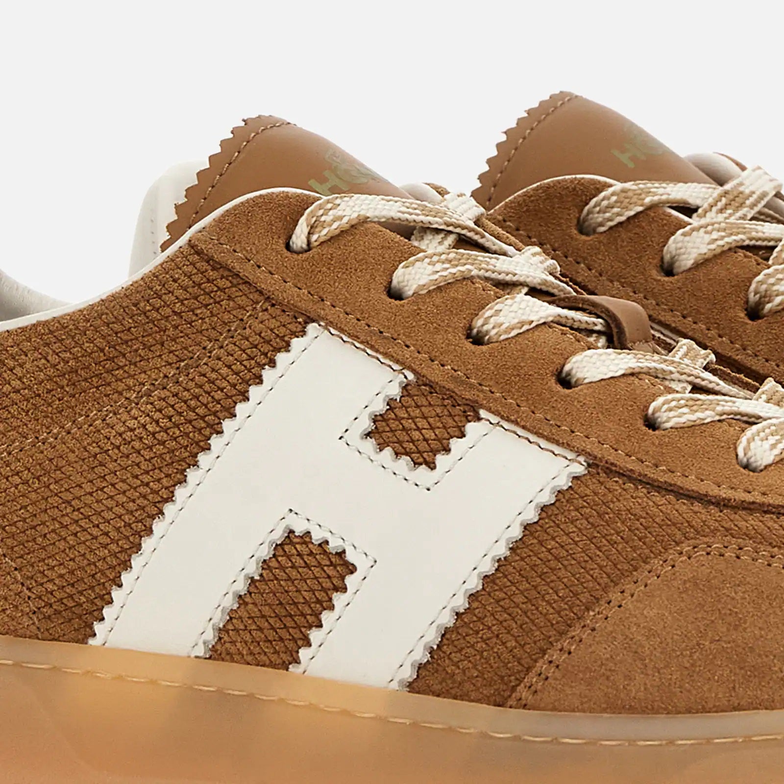 Light Brown Cool Allacciato H Sneakers