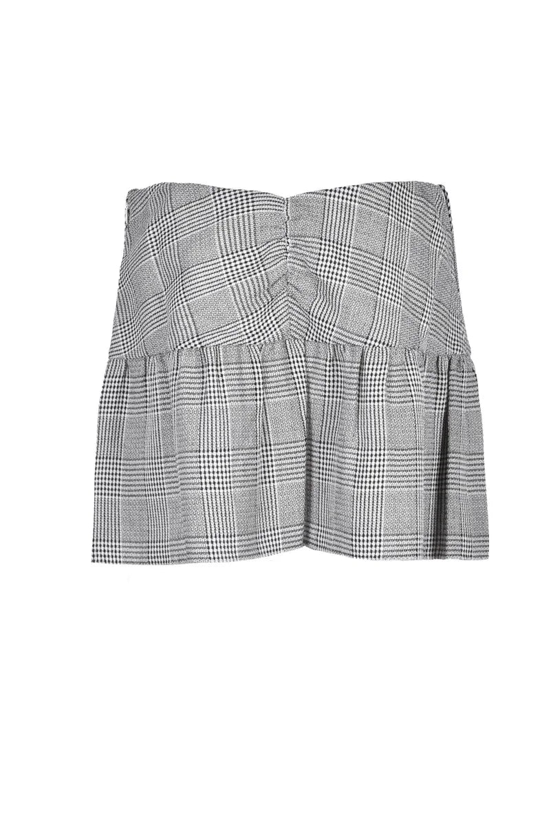 Mini Skirt - Black/White