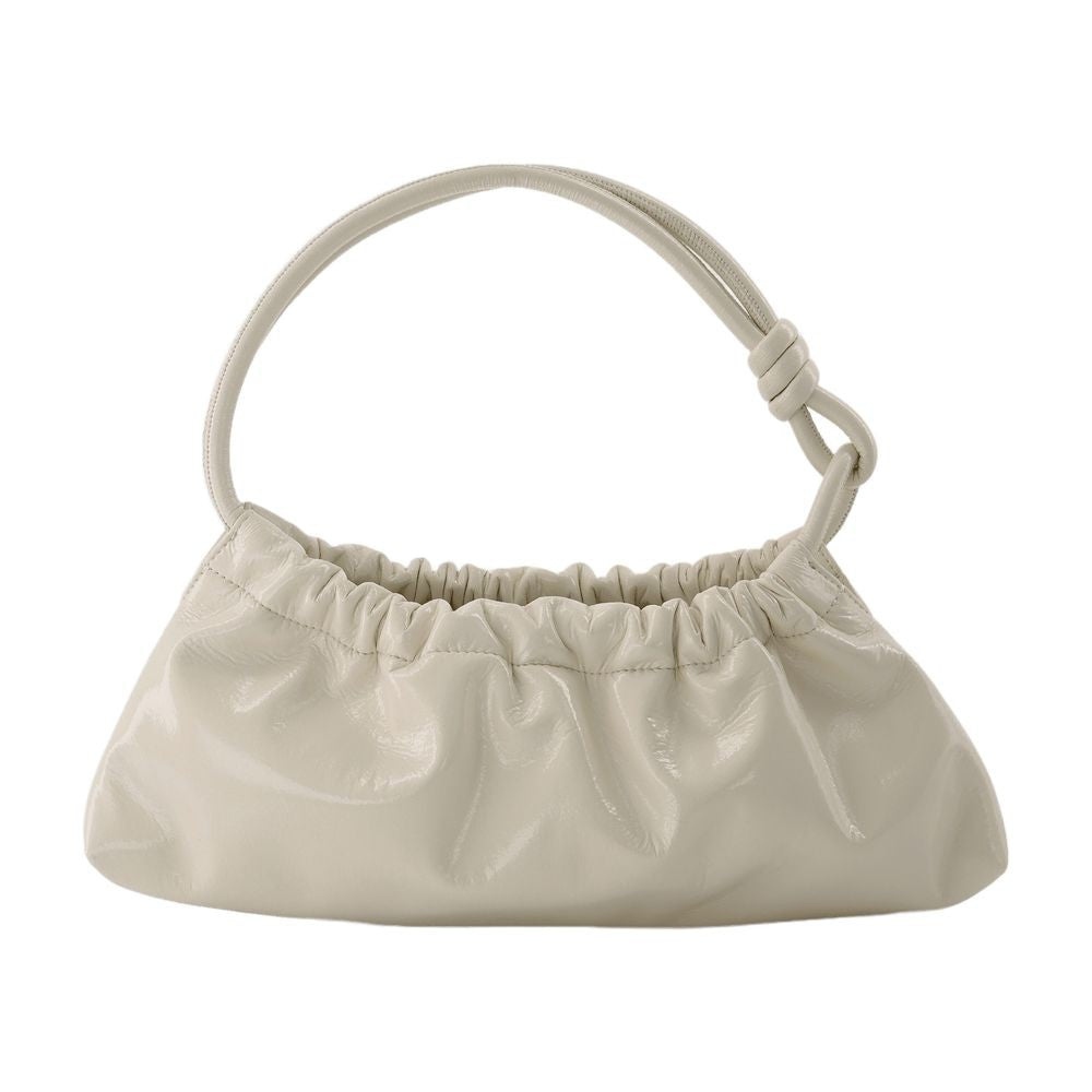 Valerie Bag In Cream Patent Vegan Leather