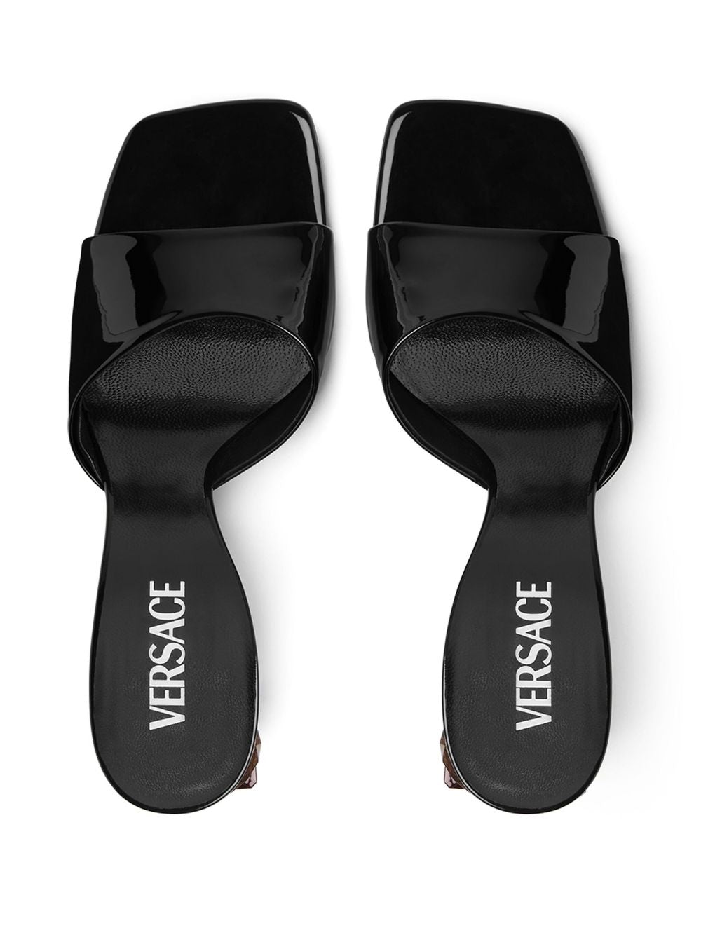 Sculpted Heel Slip-On Sandals