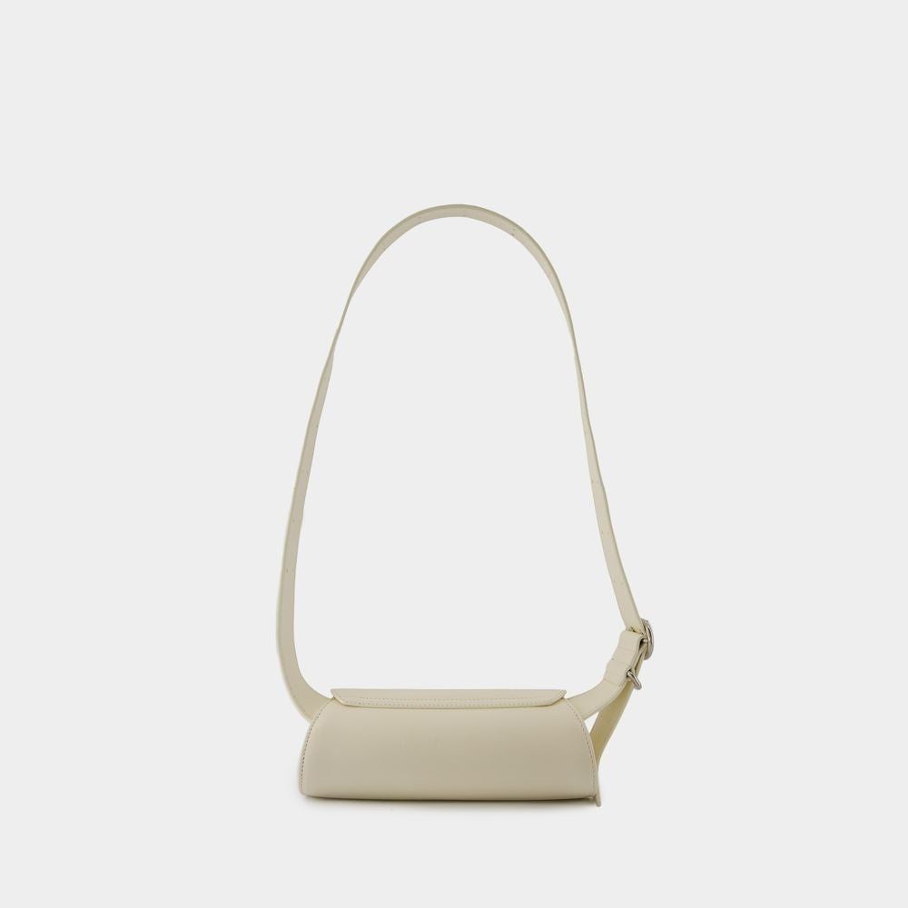 Cannolo Mini Purse - Leather - Eggshell
