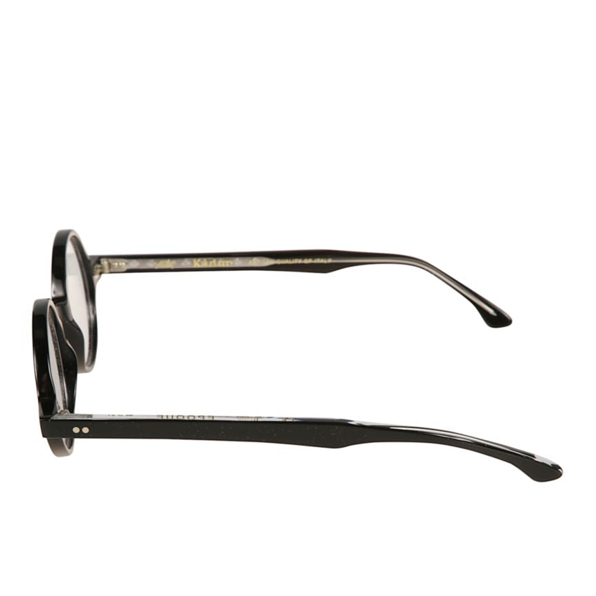 Epoque Classic Round Frame Sunglasses with Glossy Finish