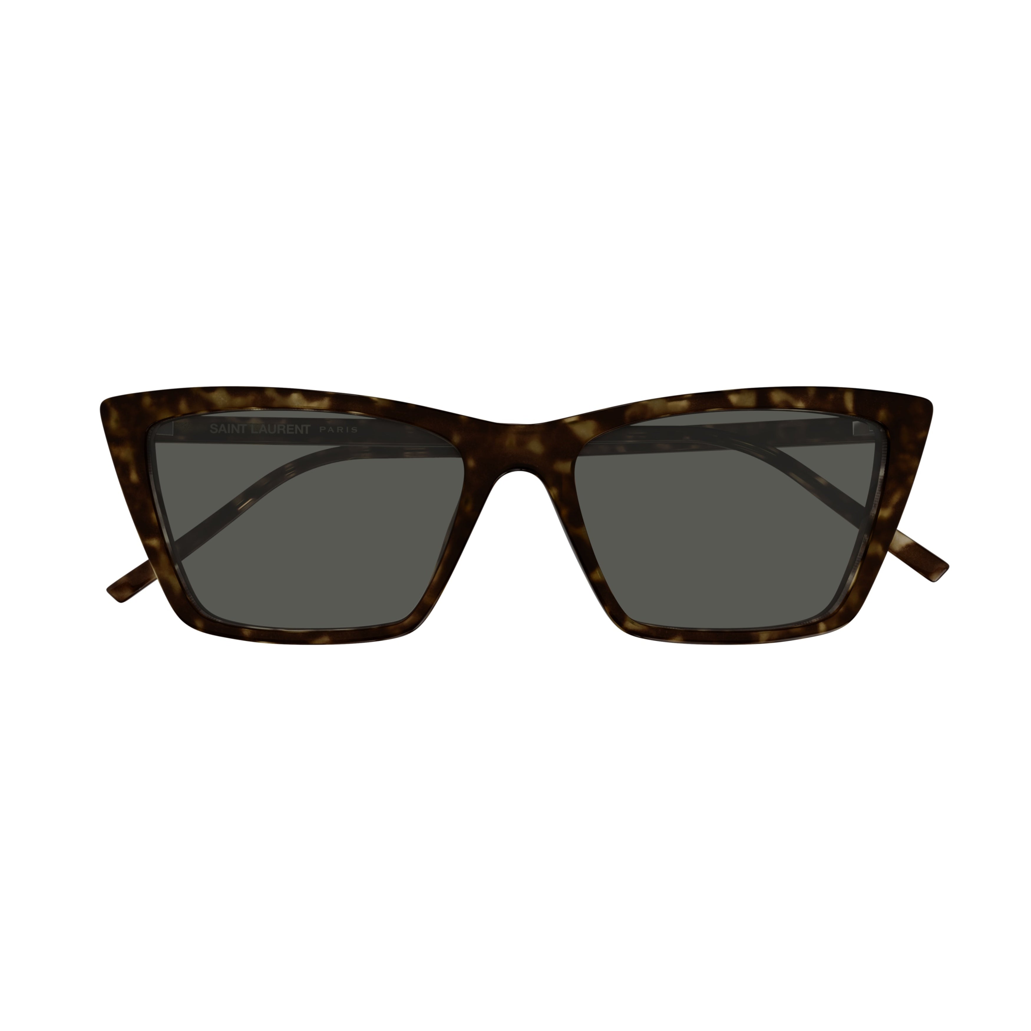 Sl 737 Mica Thin Angular Cat-Eye Tortoiseshell Frame Sunglasses