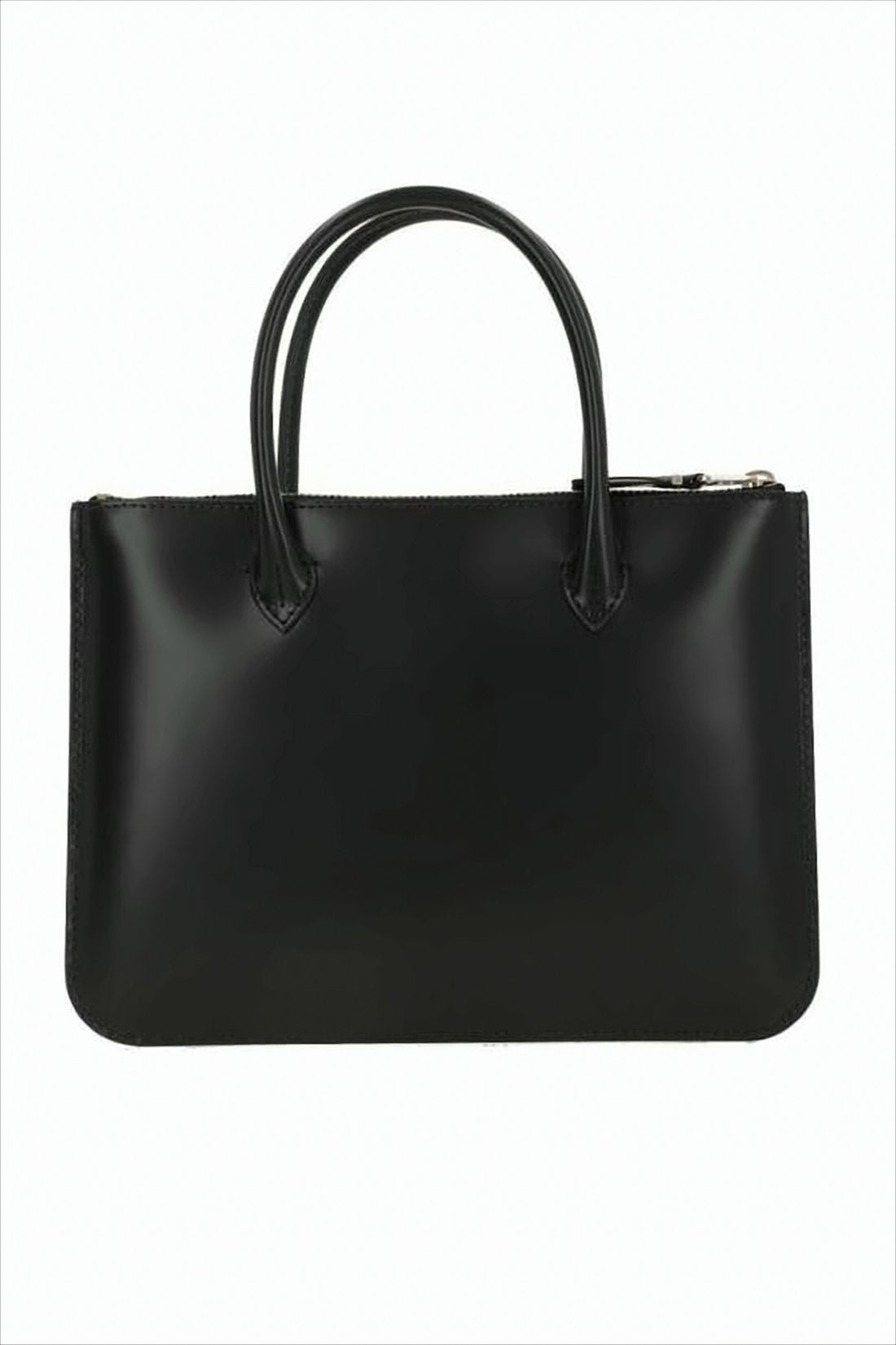 Structured Cow Leather Tote Bag